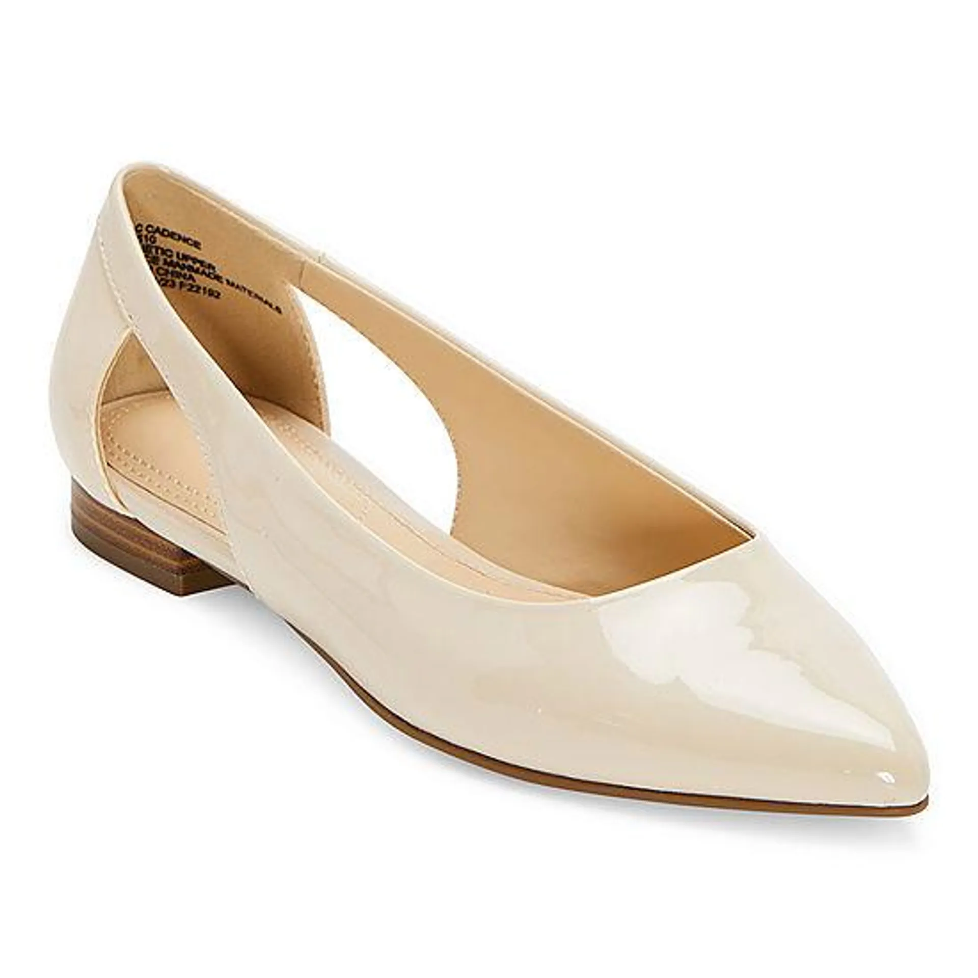 Liz Claiborne Womens Cadence Pointed Toe Ballet Flats