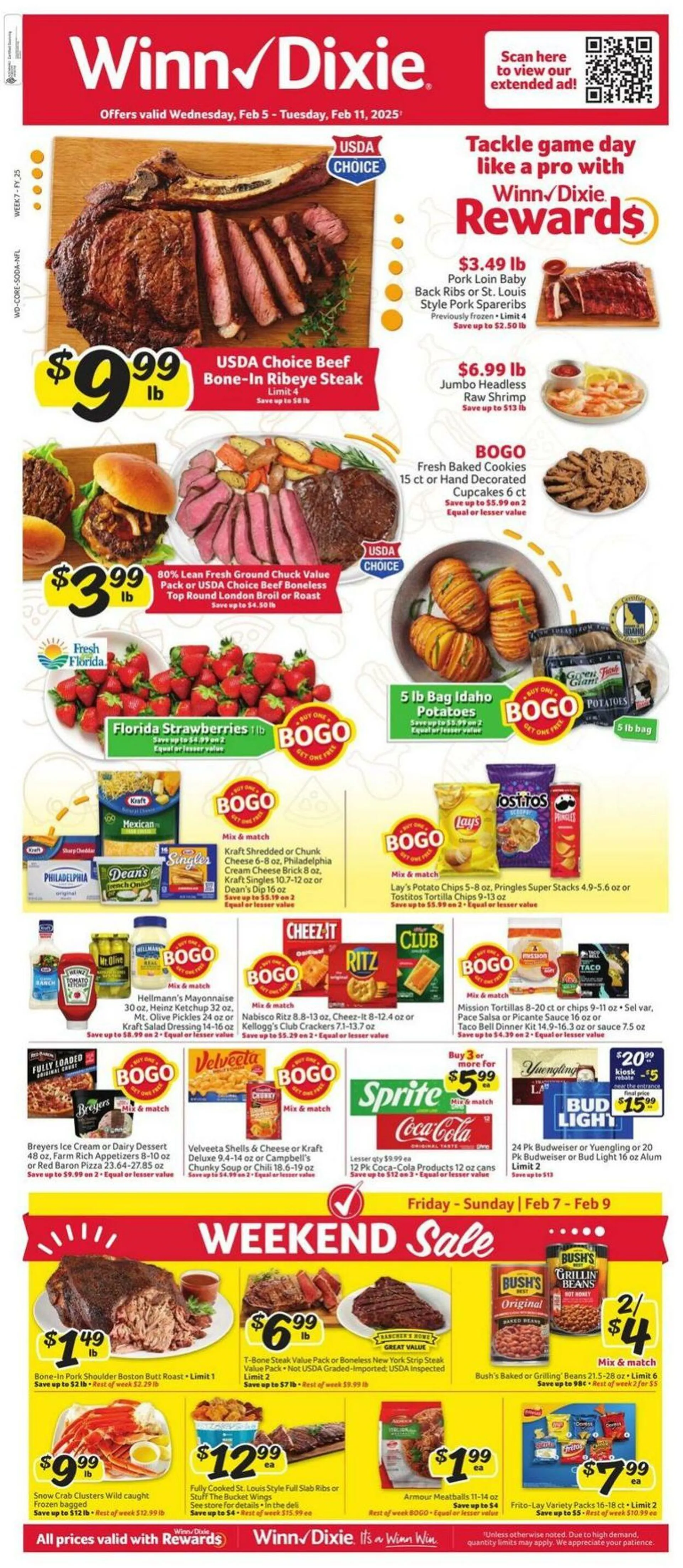 Catálogo de Winn Dixie Current weekly ad 5 de febrero al 11 de febrero 2025 - Página 1