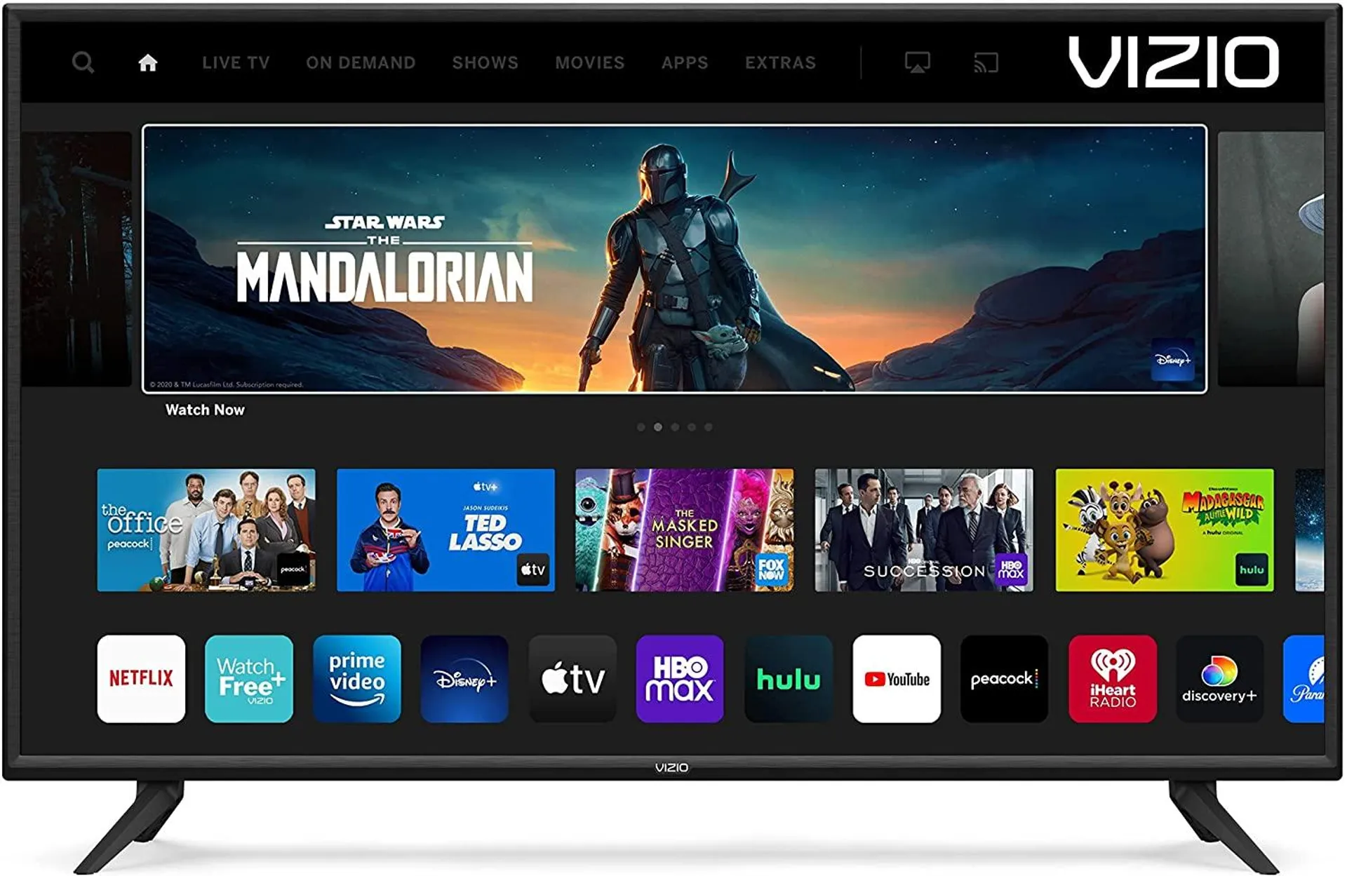 VIZIO 50-Inch V-Series 4K UHD LED Smart TV with Voice Remote, HDR10+, & 150+ Free Streaming Channels, V505-J09