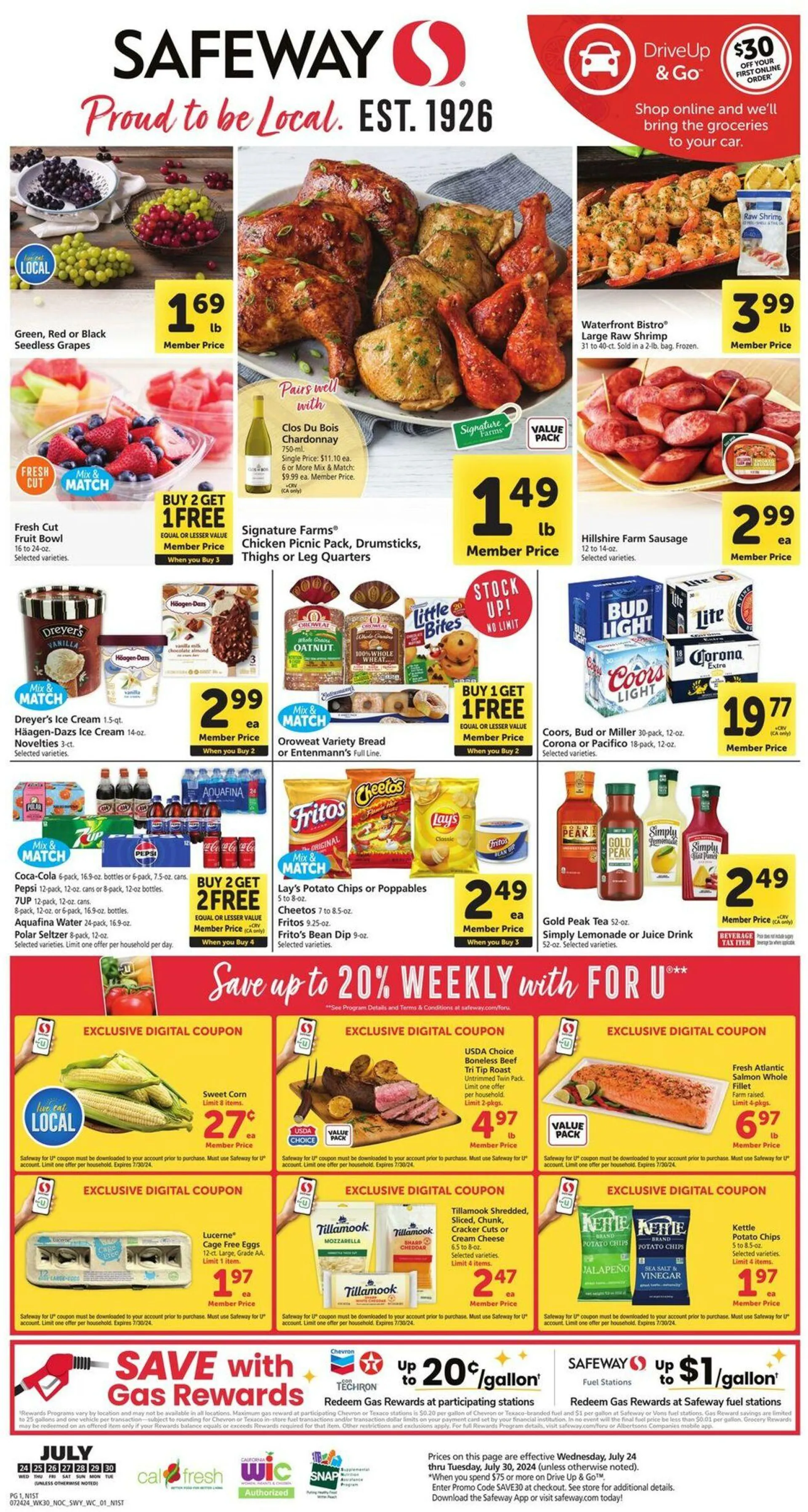 Safeway Current weekly ad - 1