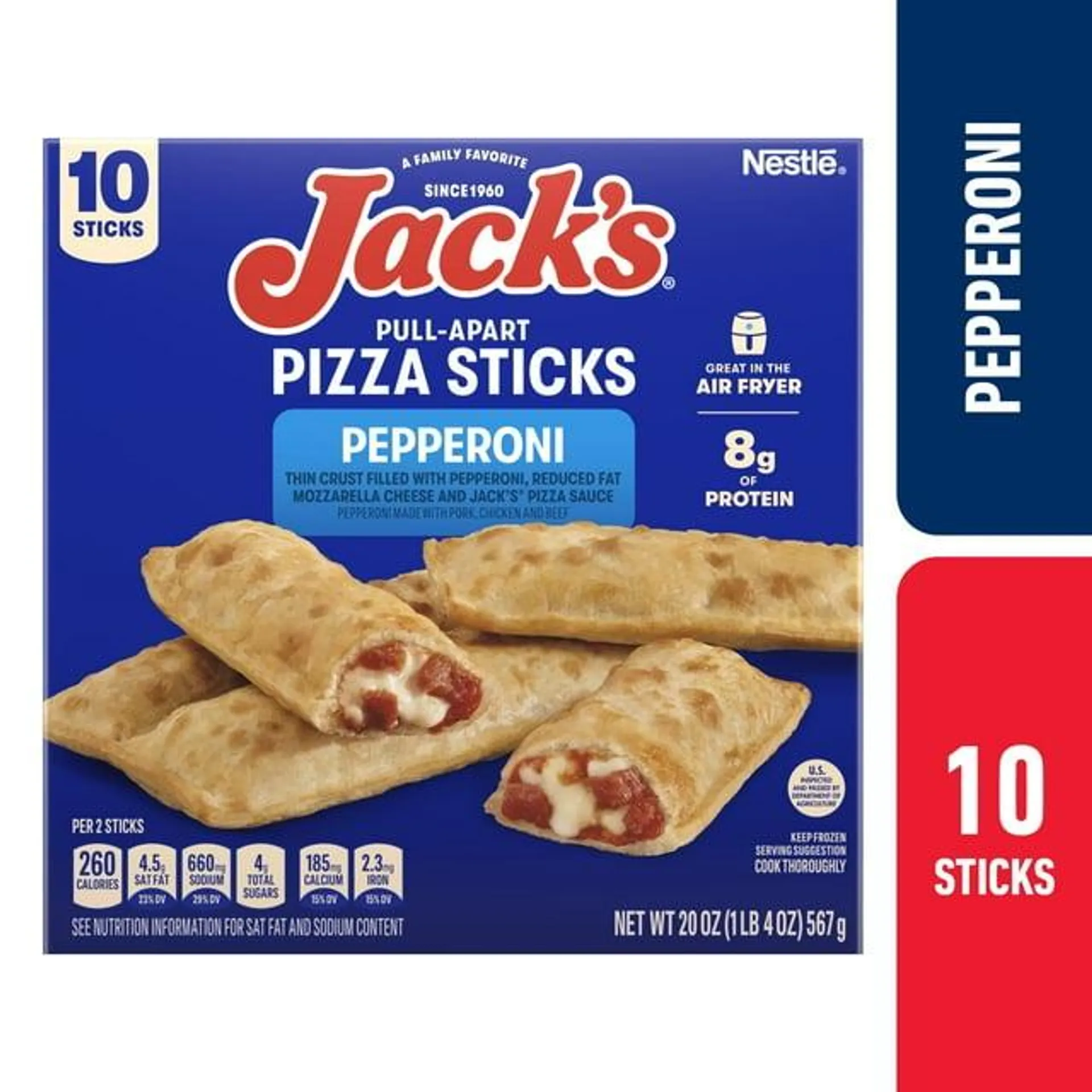 Jack's Pepperoni Pizza Frozen Food Snacks, 20 oz