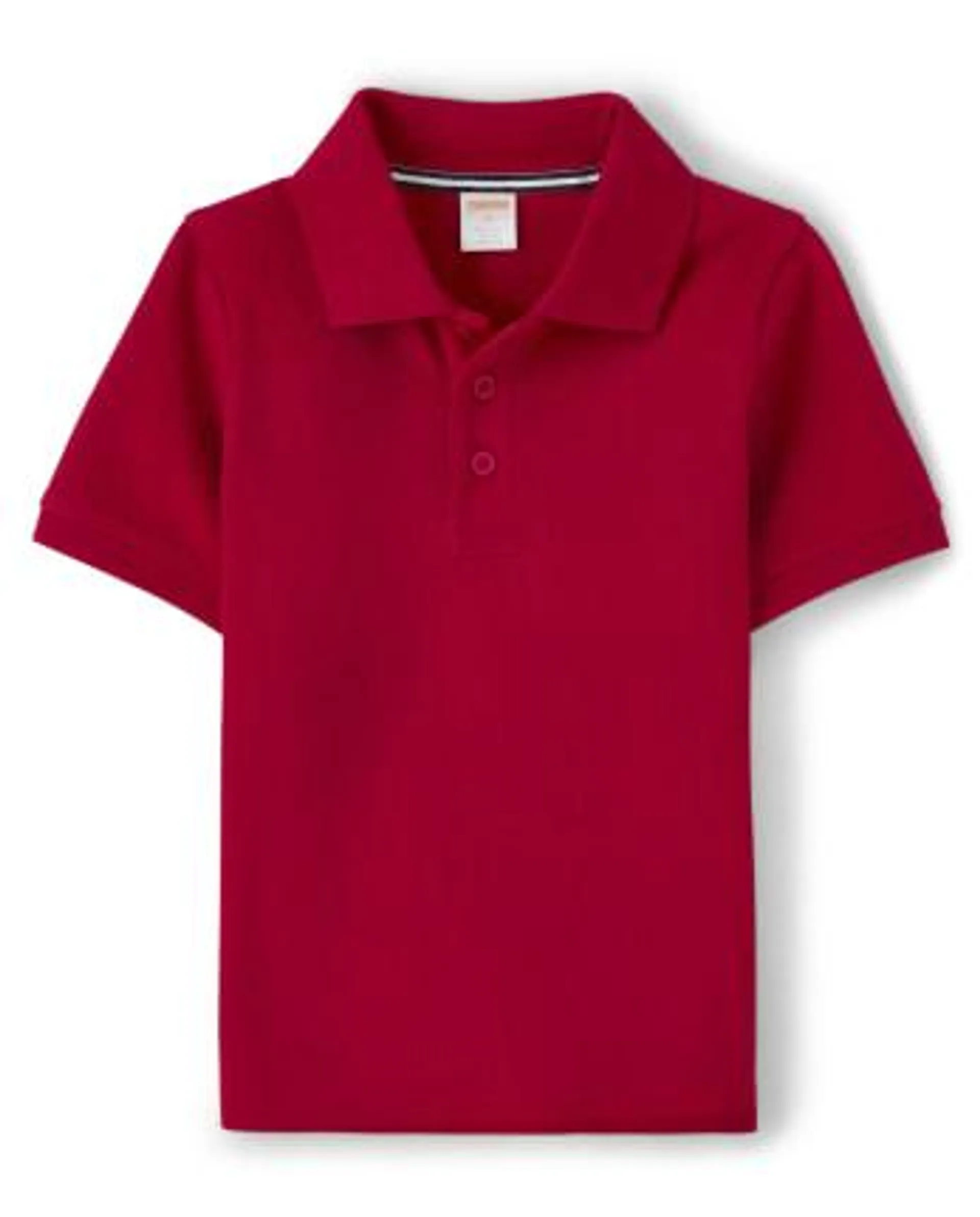 Polo para niños con resistencia a las manchas - Uniforme - pure red