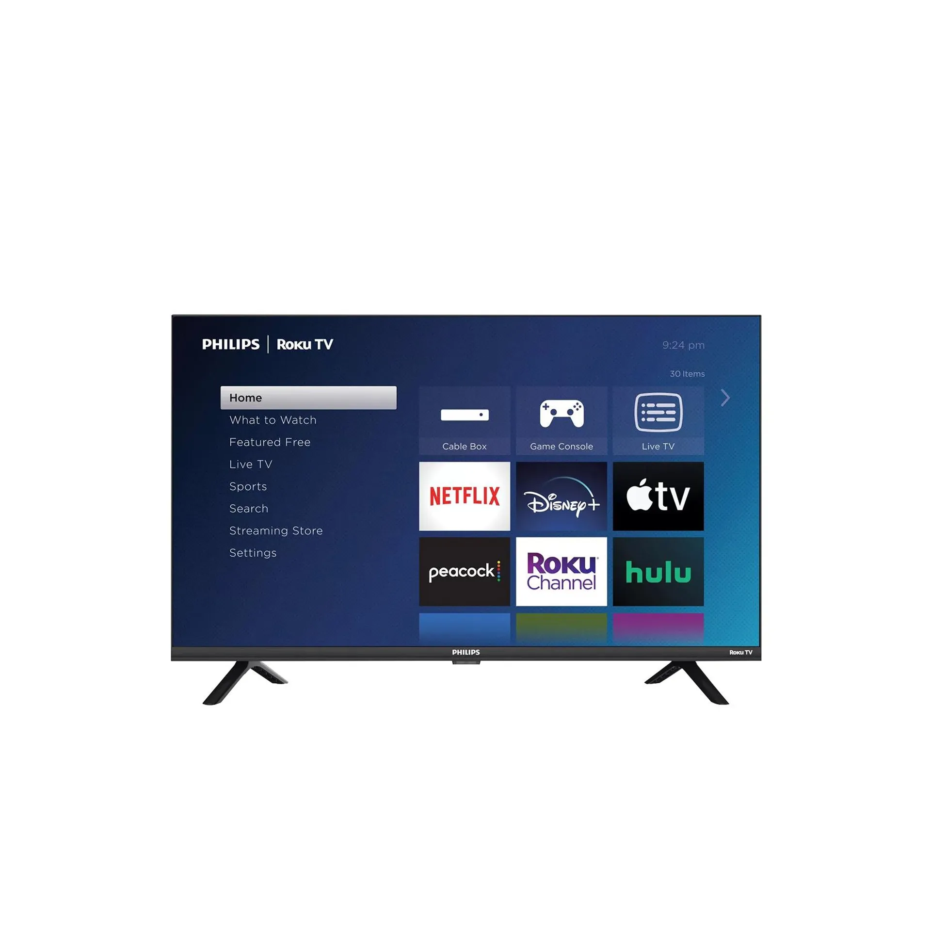 Philips 32" PFL64 HD Roku Smart TV with 2-Year Coverage