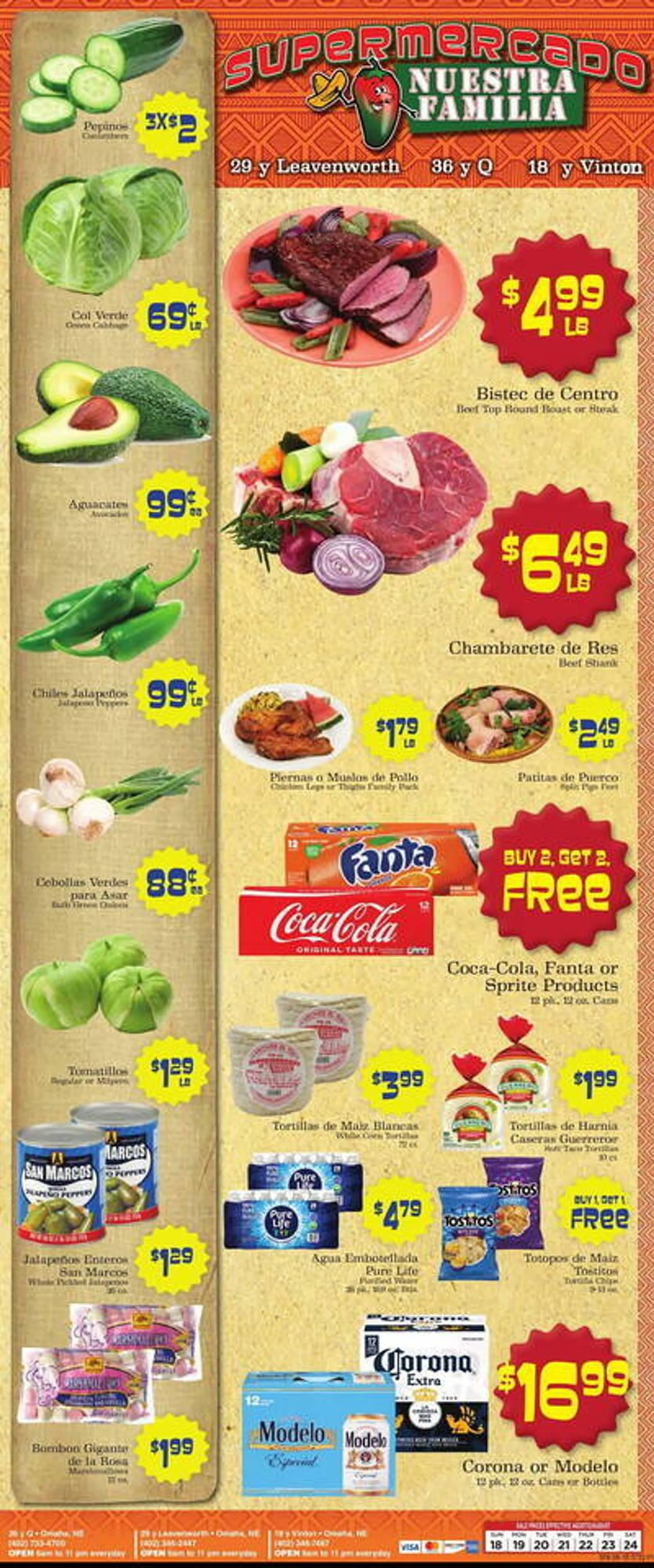 Supermercado Nuestra Familia Weekly Ad - 1