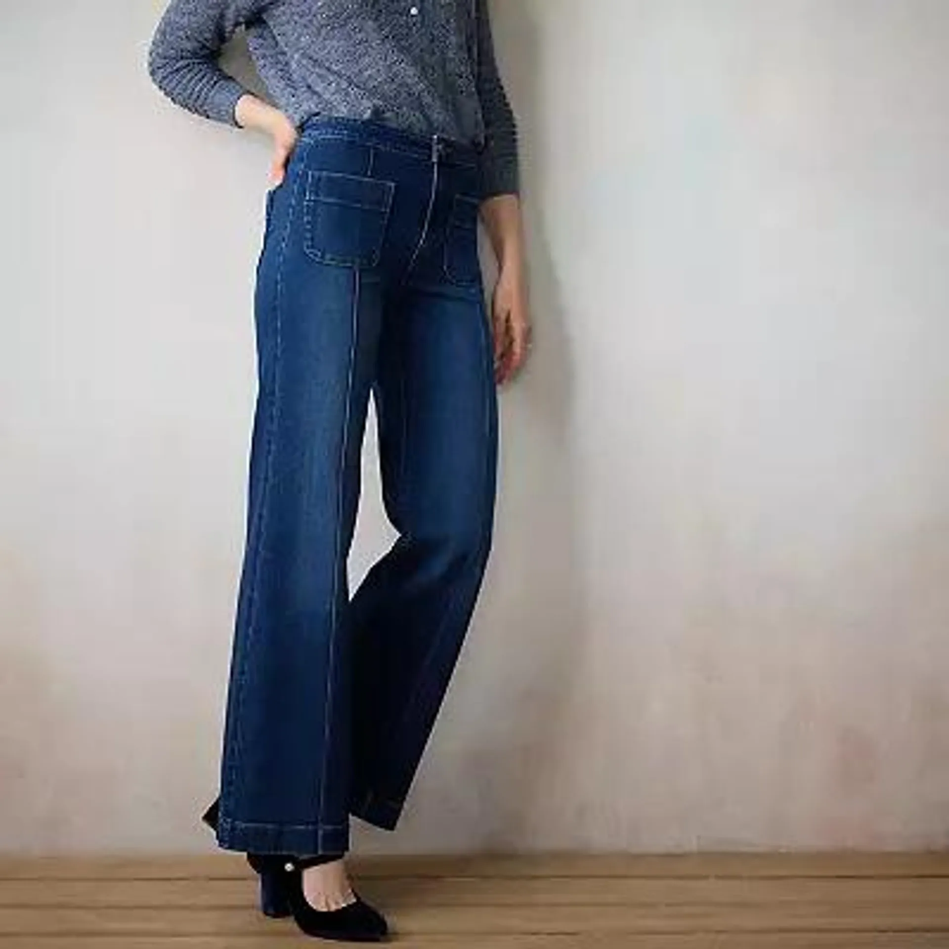 Women's LC Lauren Conrad Super High-Waisted Wide Leg Trouser Jeans