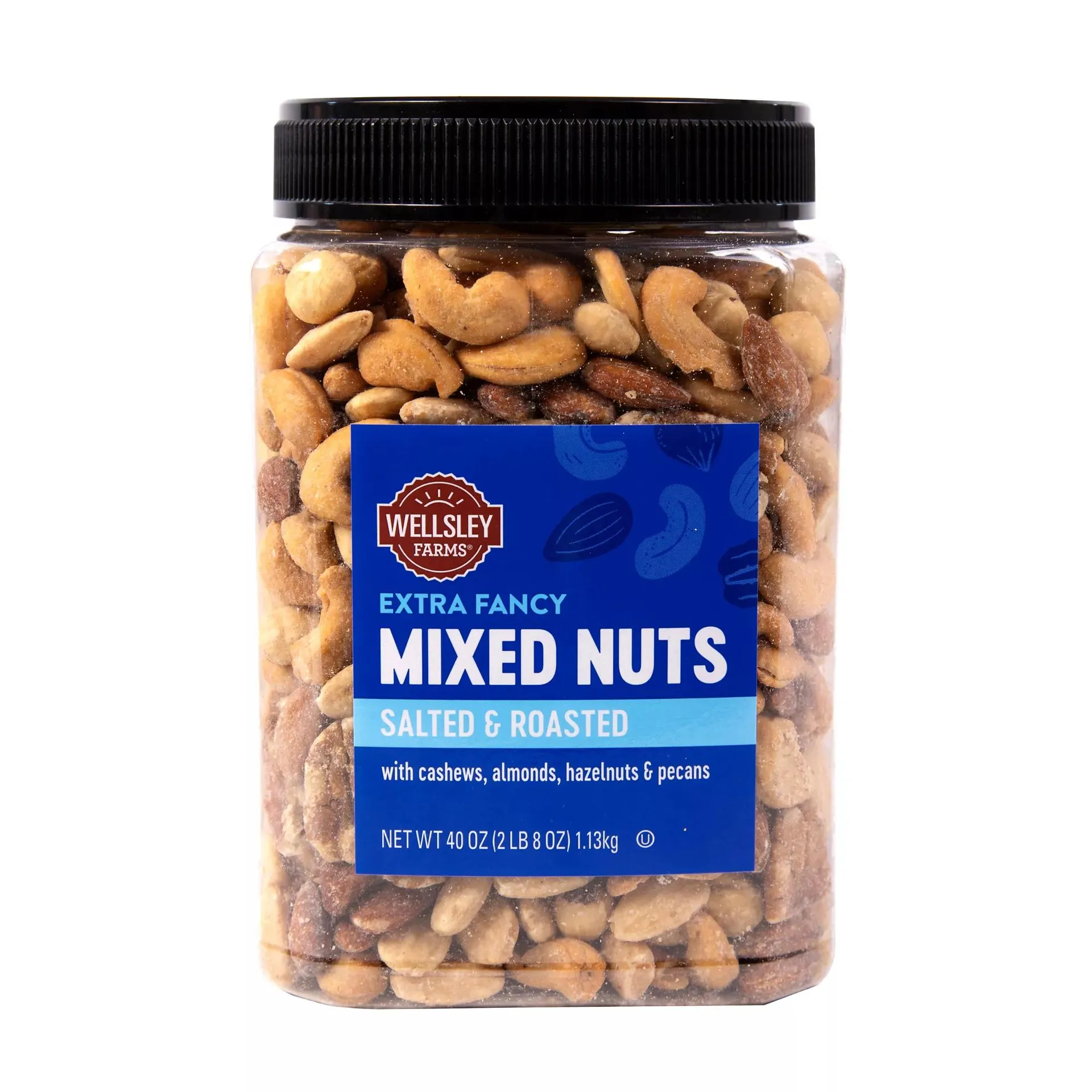 Wellsley Farms Extra Fancy Salted Mixed Nuts, 40 oz.