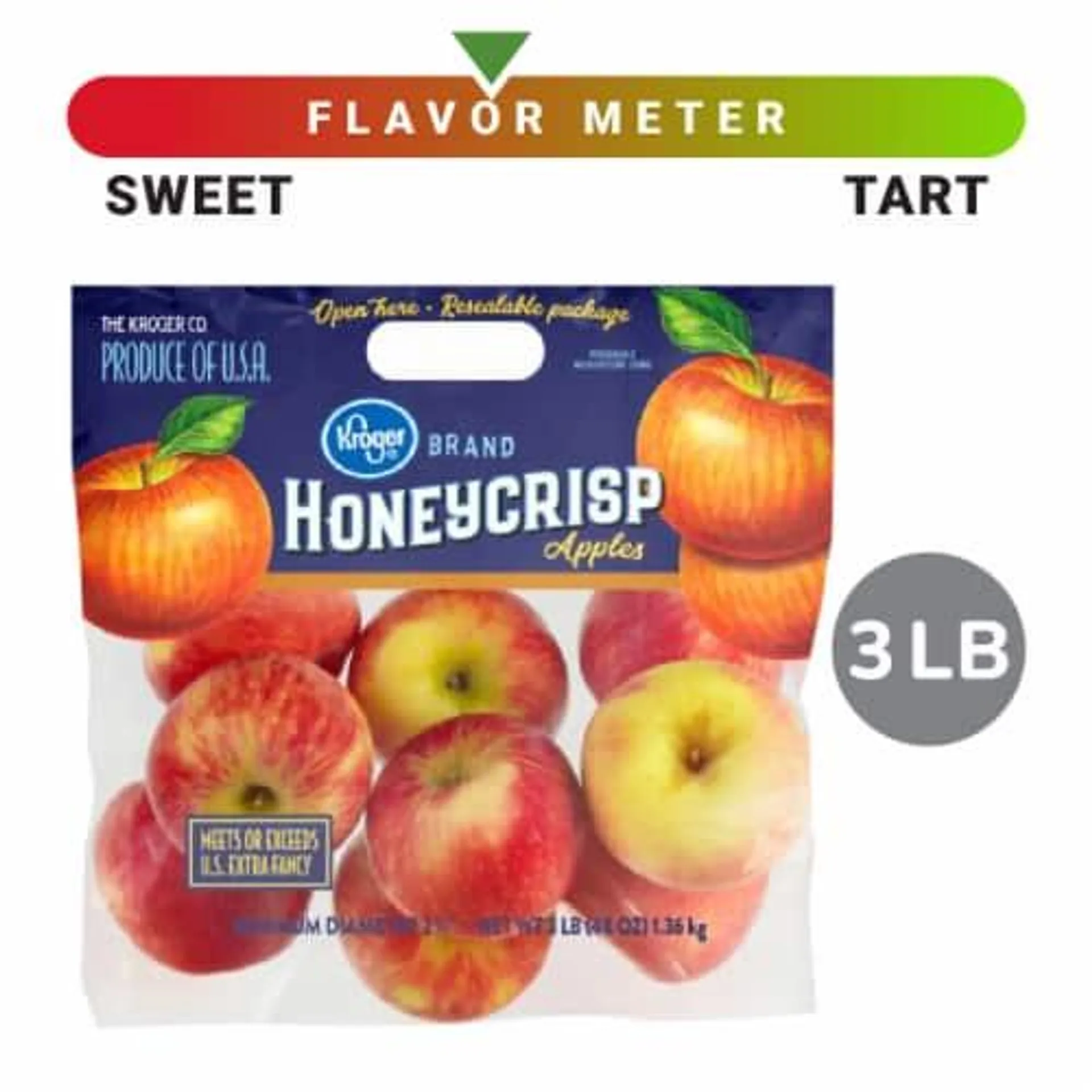 Honeycrisp Apples - 3 Pound Bag