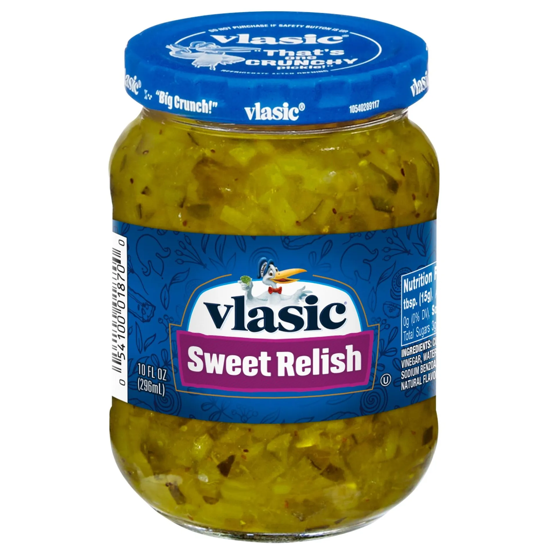 Vlasic Kosher Sweet Pickle Relish, 10 fl oz