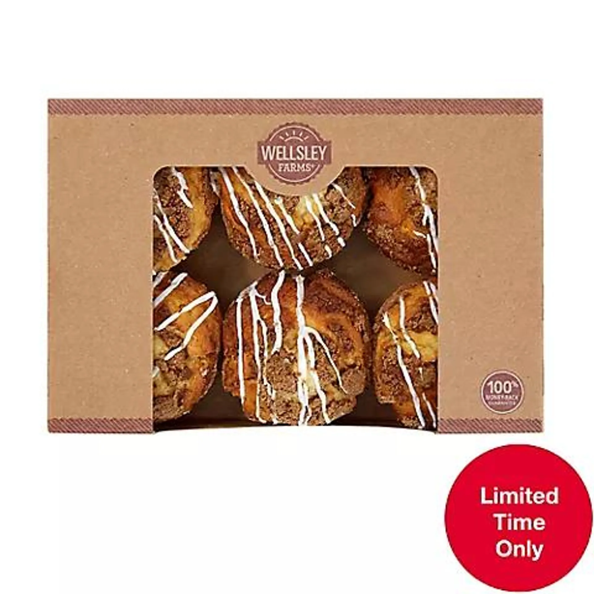 Wellsley Farms Apple Caramel Drizzle Muffins - Limited Edition Fall Flavor, 6 ct.