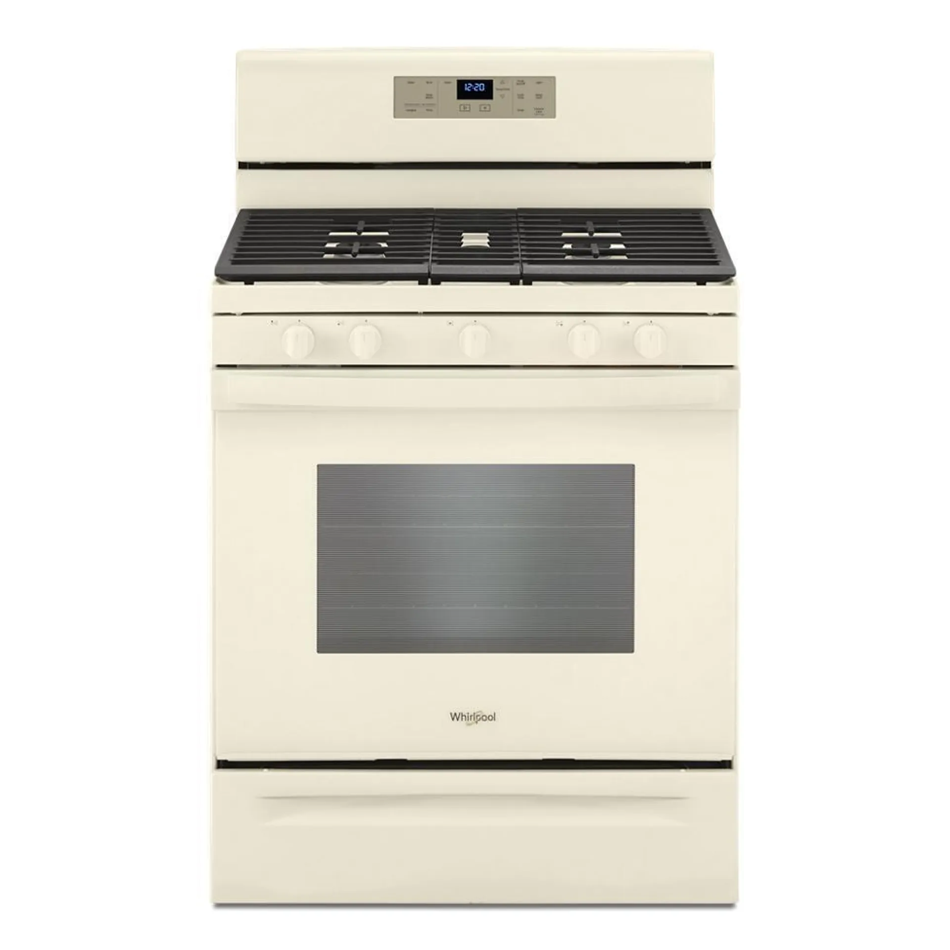 Whirlpool® 30" 5.0 cu.ft. Bisque Gas Range