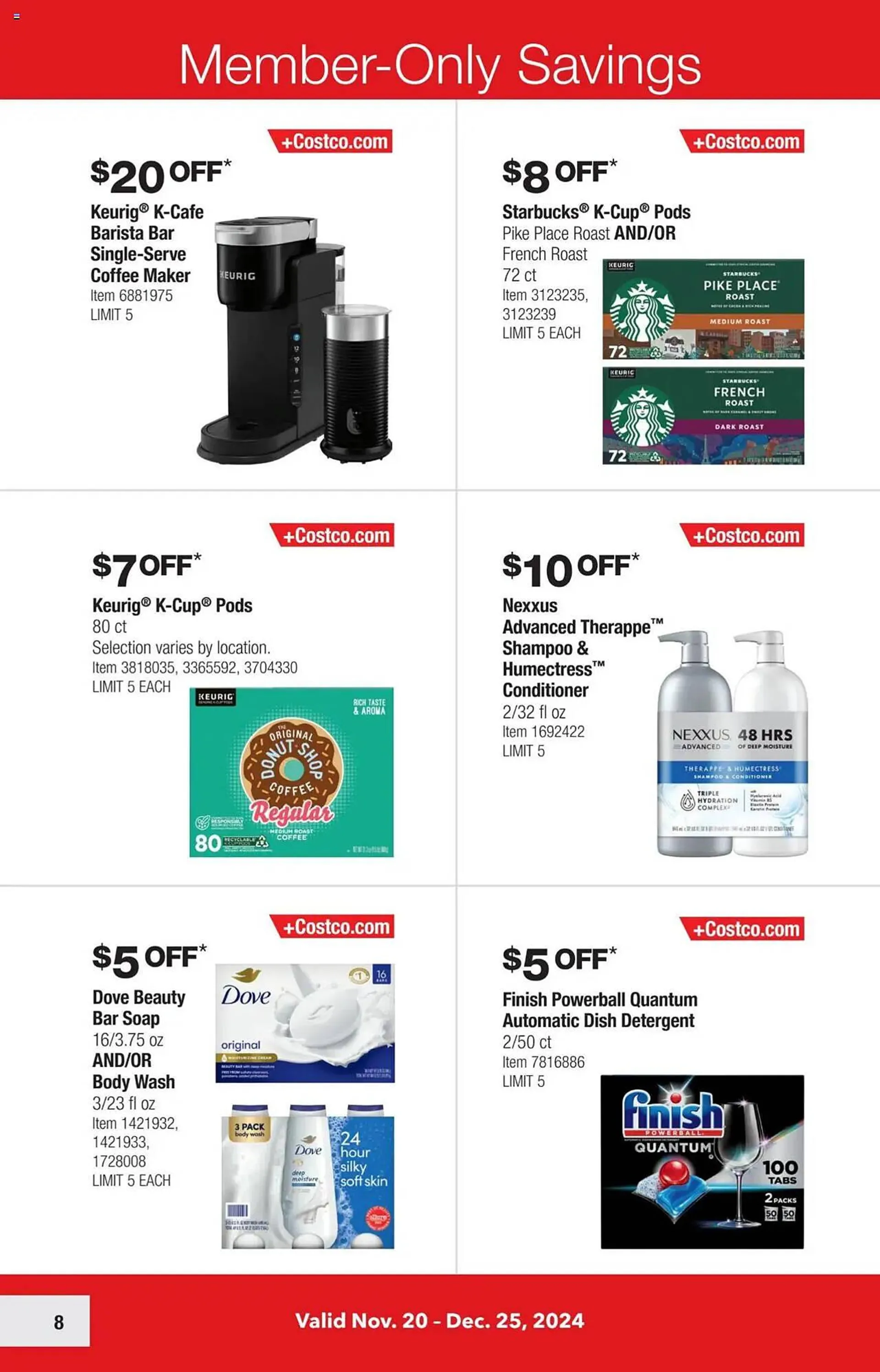 Catálogo de Costco Weekly Ad 20 de noviembre al 25 de diciembre 2024 - Página 8