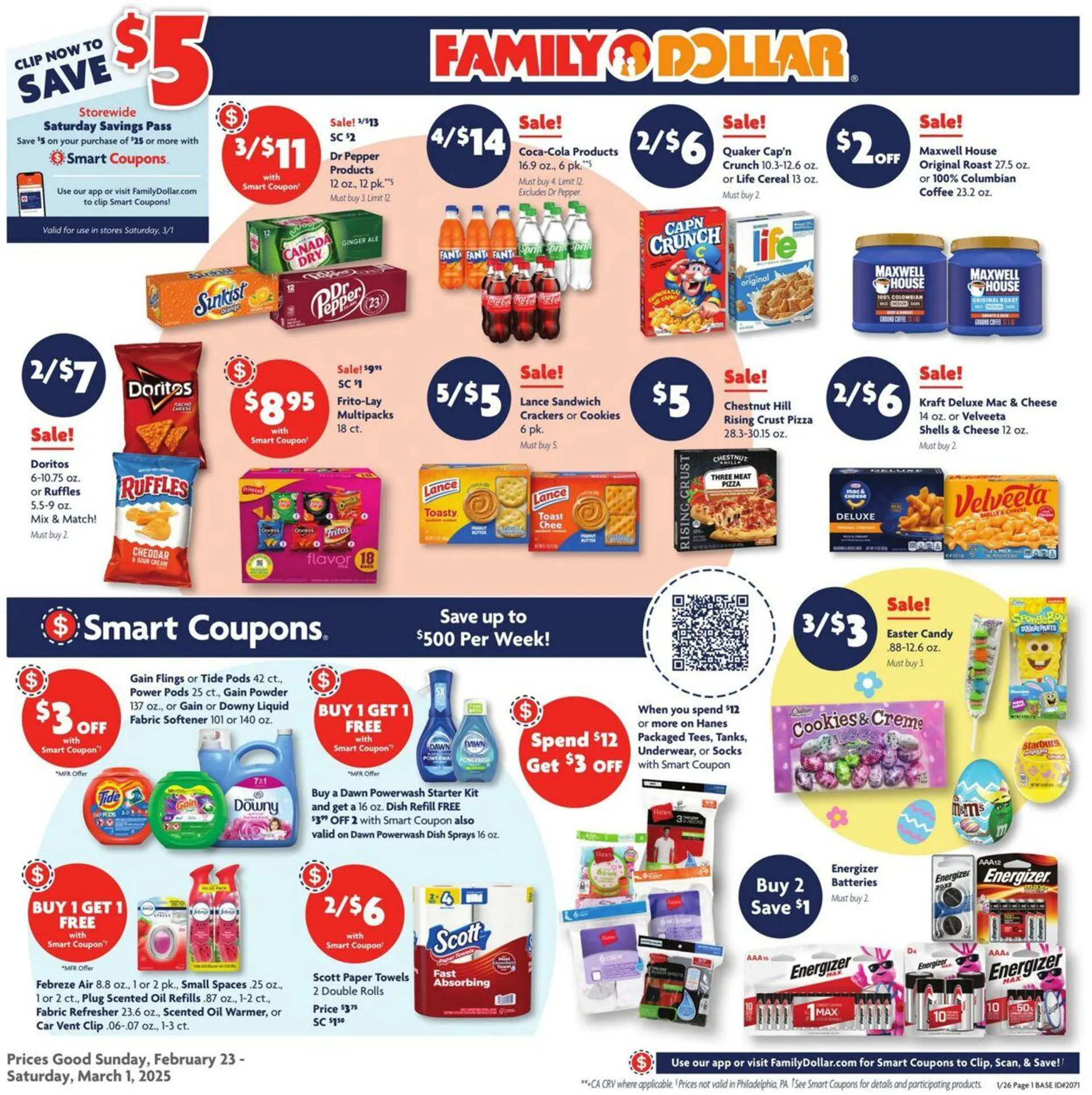 Catálogo de Family Dollar Current weekly ad 23 de febrero al 1 de marzo 2025 - Página 1