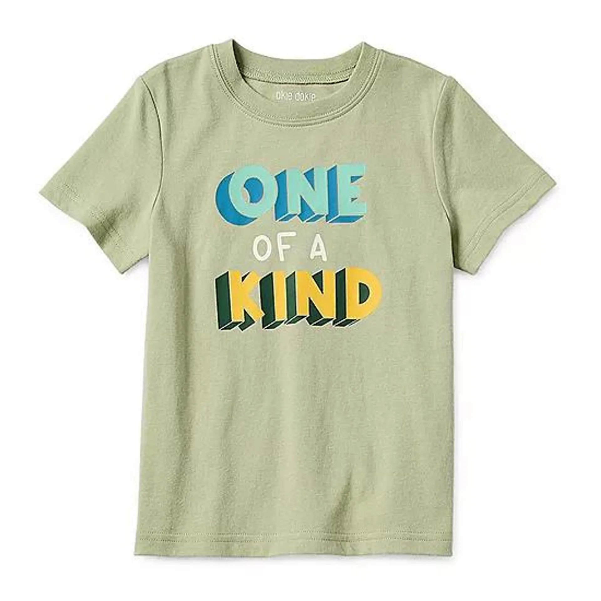 Okie Dokie Toddler & Little Boys Crew Neck Short Sleeve Graphic T-Shirt