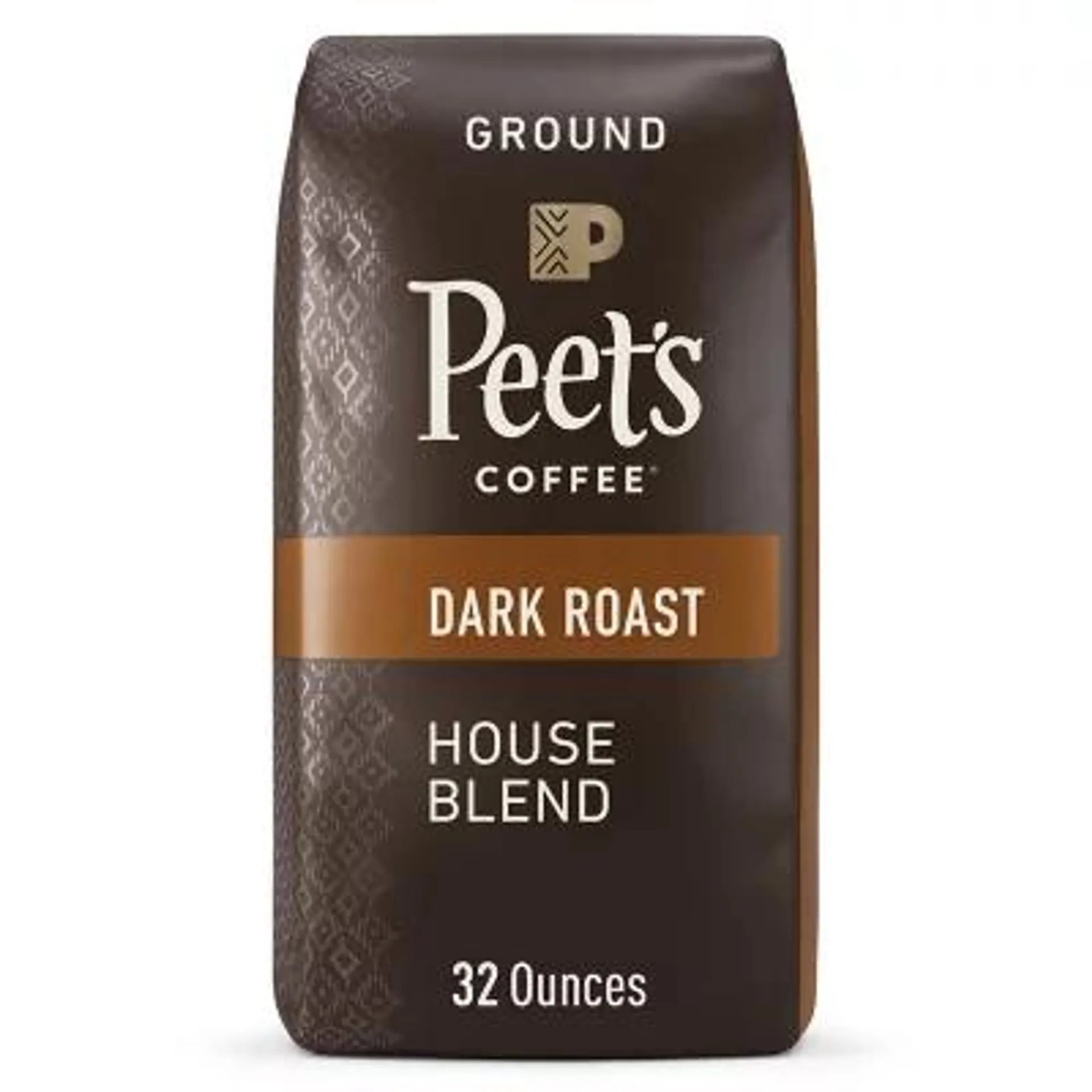 Peet's Coffee Ground Dark Roast, House Blend 32 oz.