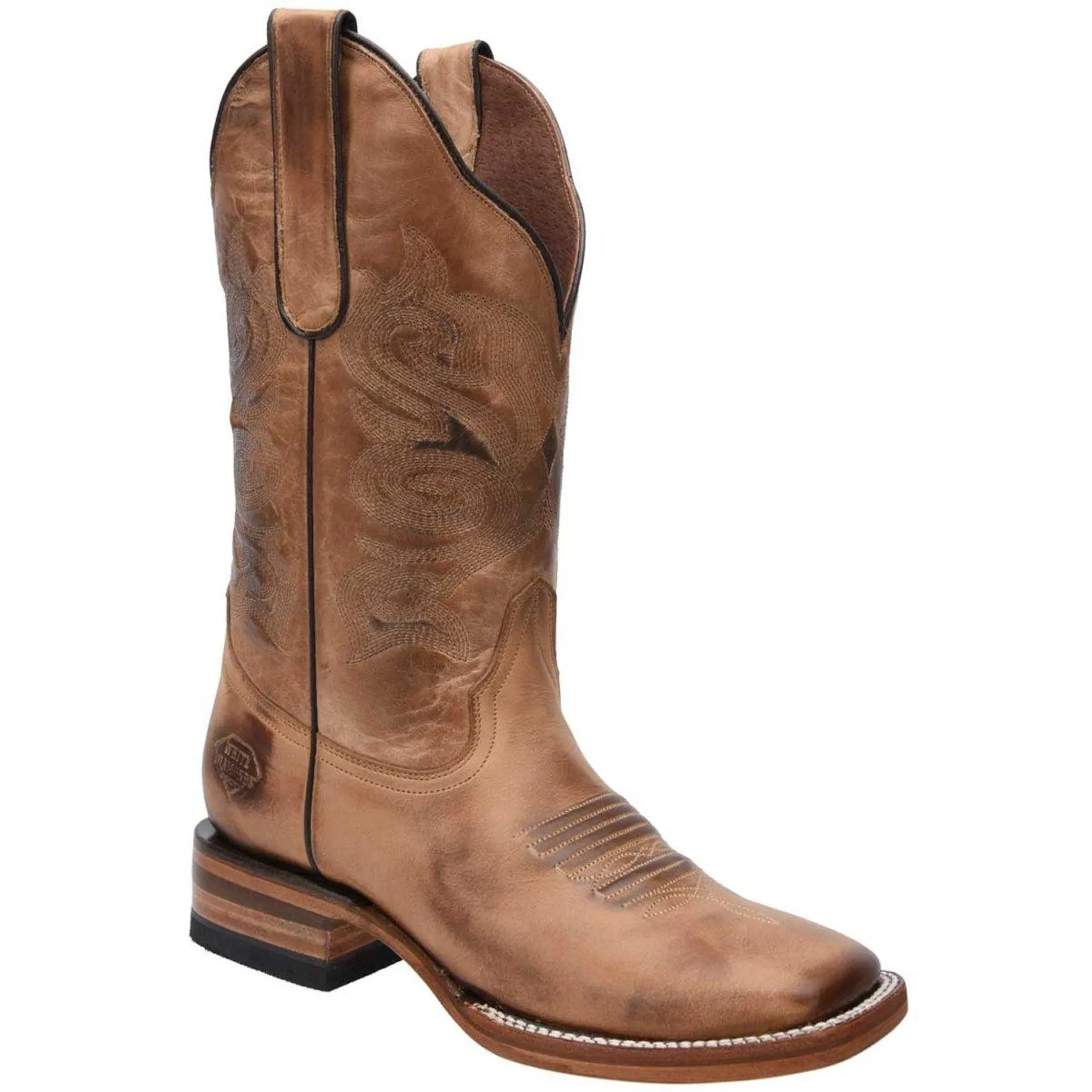 Botas de Cuero Horma Rodeo Napa para Mujer WD-508