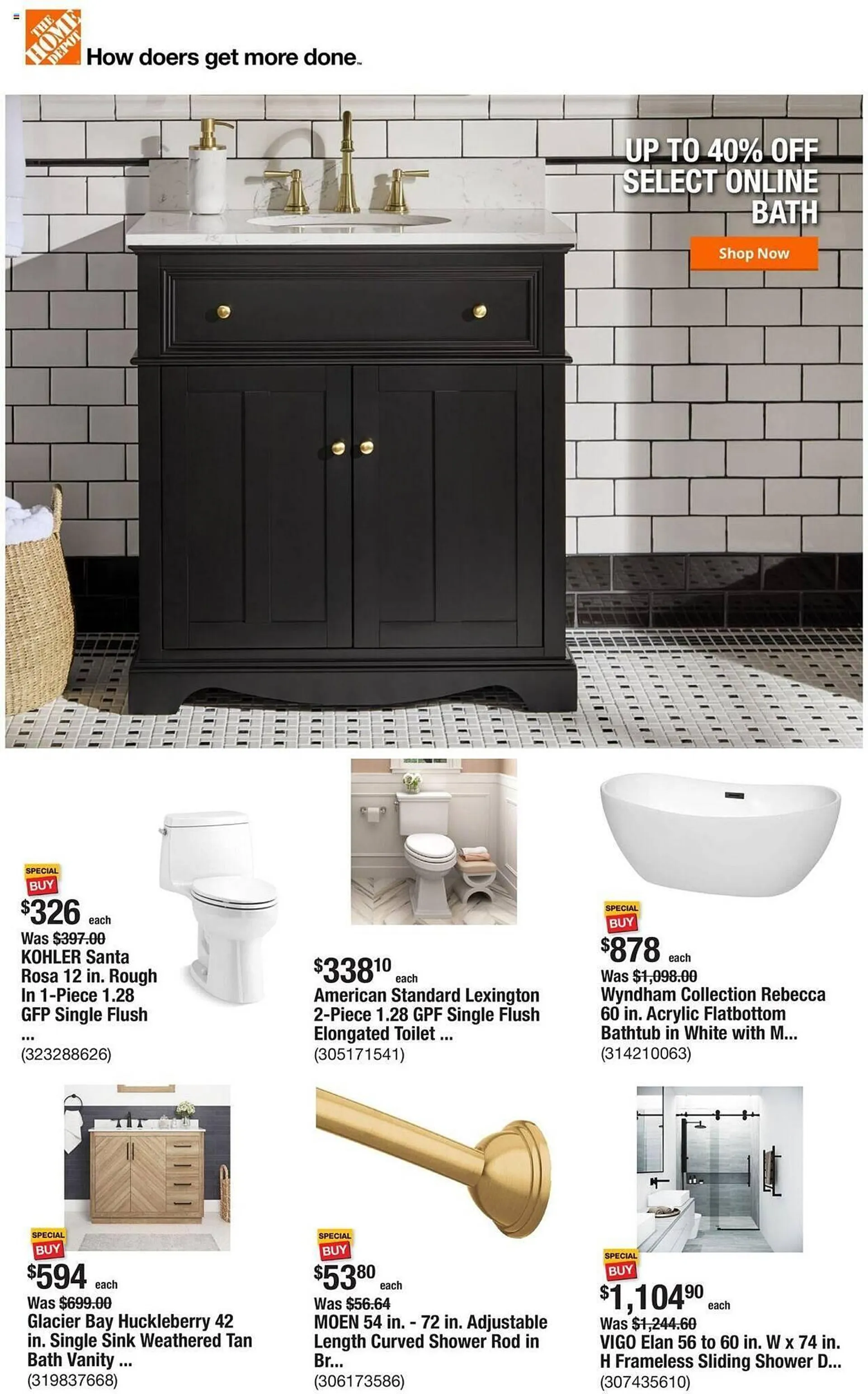 Catálogo de The Home Depot Weekly Ad 17 de octubre al 24 de octubre 2024 - Página 1