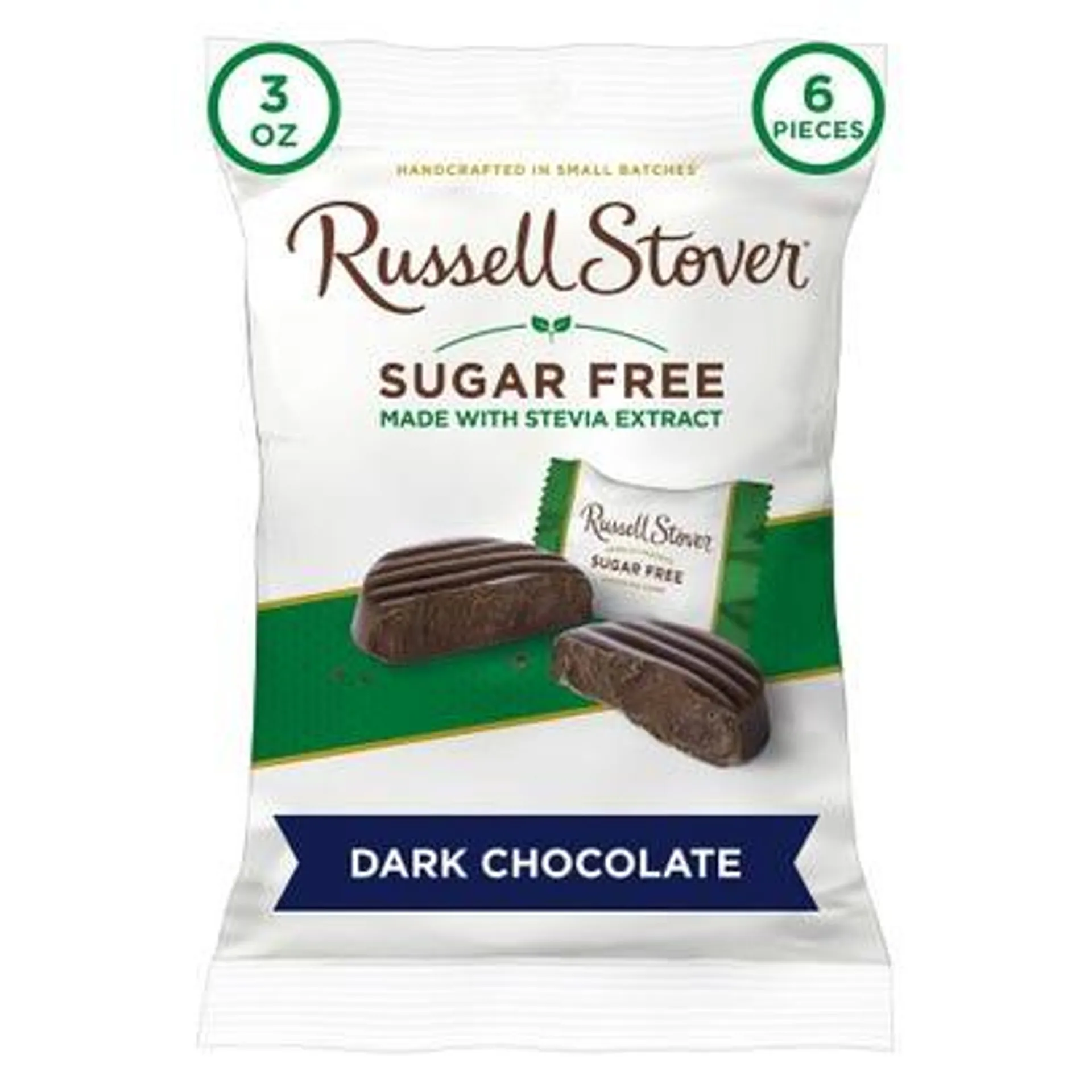 Russell Stover Sugar Free Dark Chocolate - 3 oz