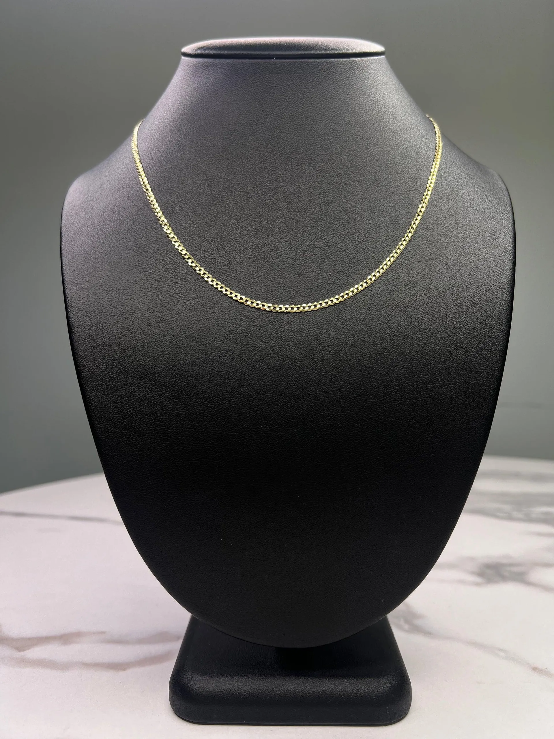 14K Shiny Cut Chain