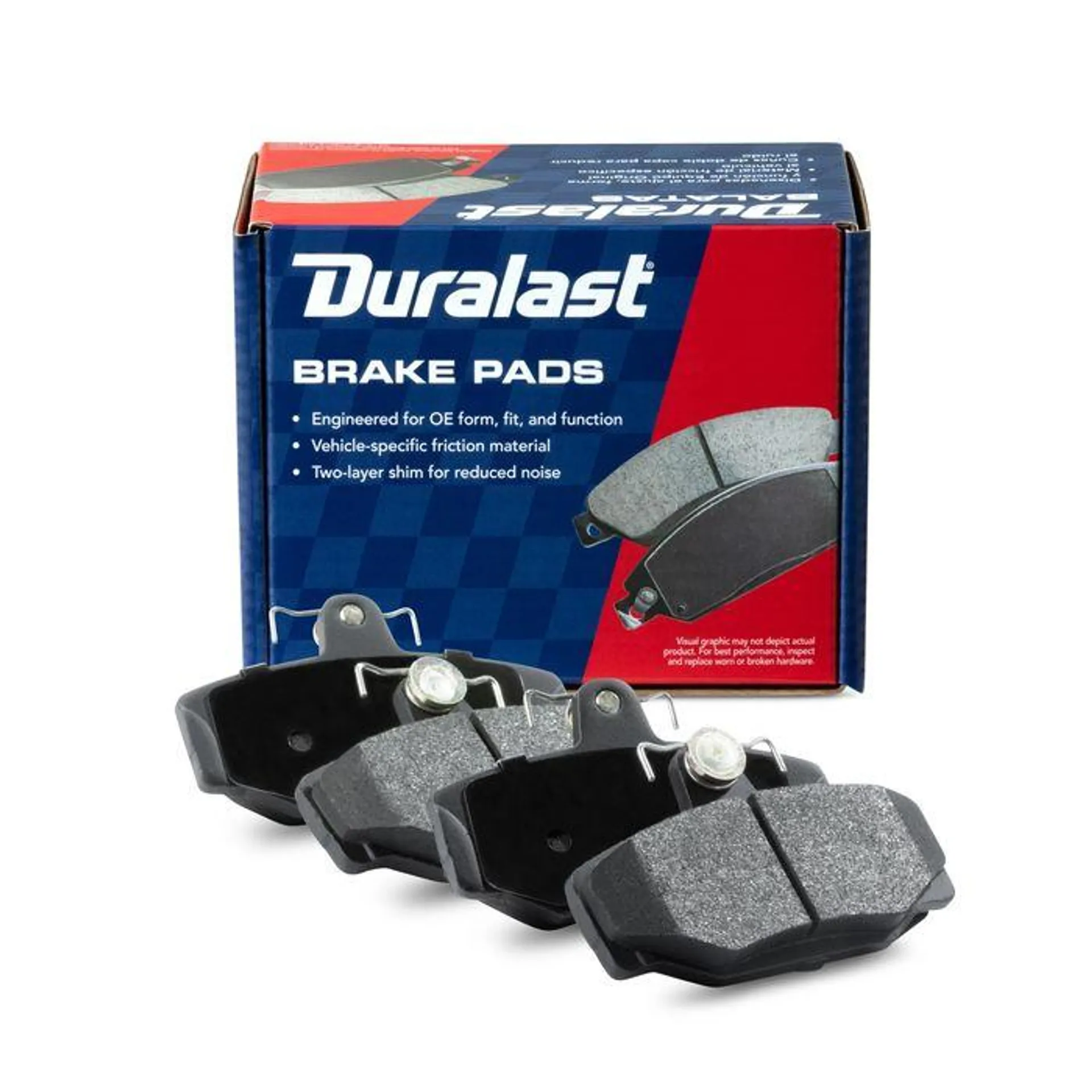 Duralast Semi-metallic Disc Brake Pad Set MKD391