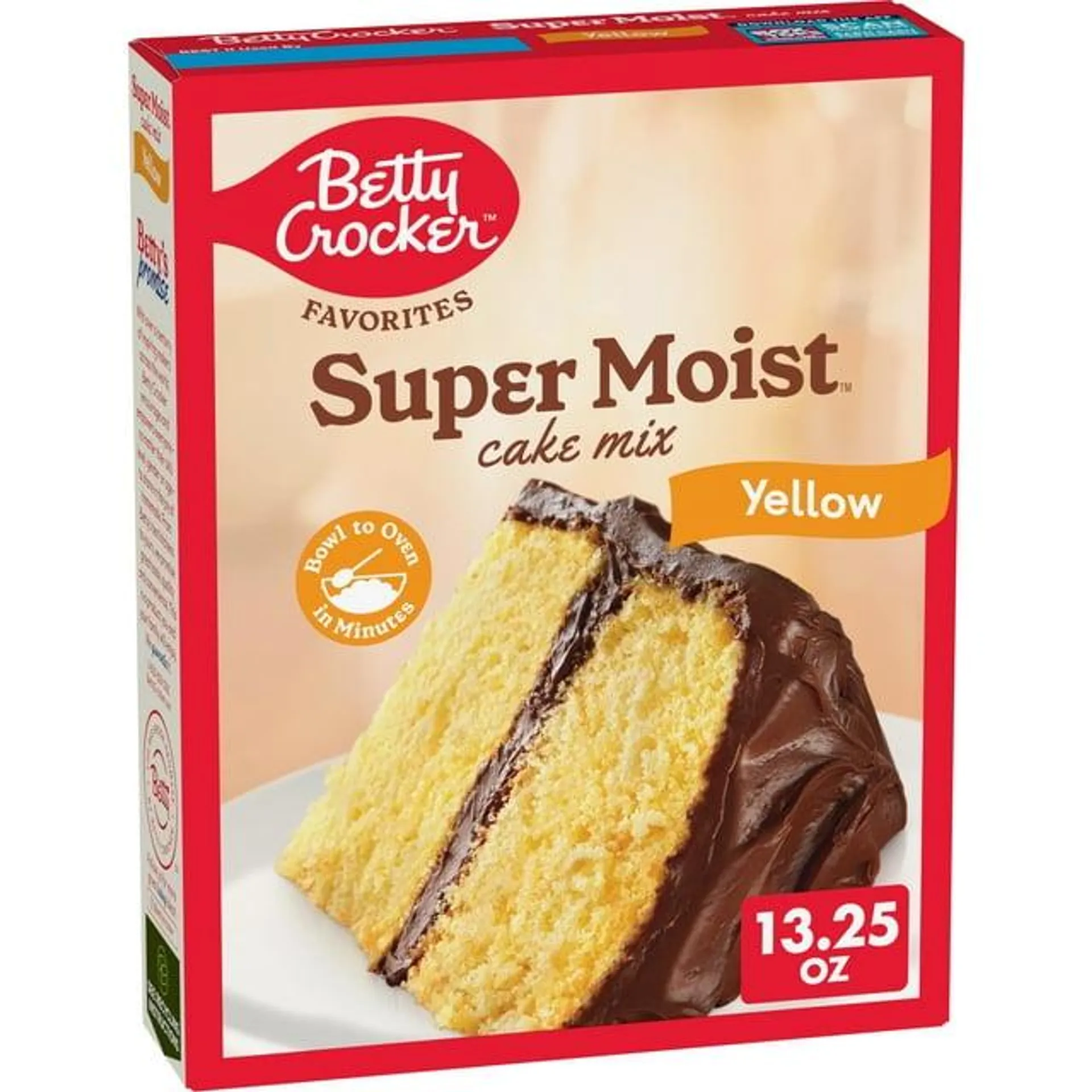 Betty Crocker Favorites Super Moist Yellow Cake Mix, 13.25 oz