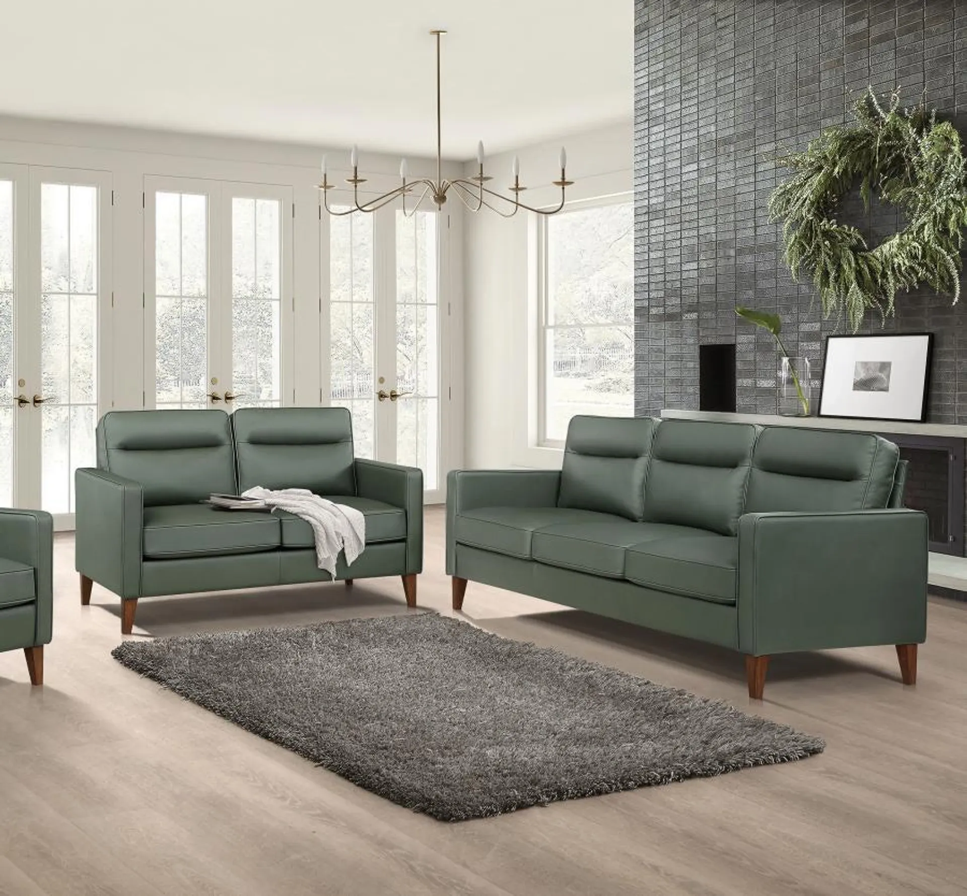 2 PCS Jonah Sofa and Loveseat 509654-S2