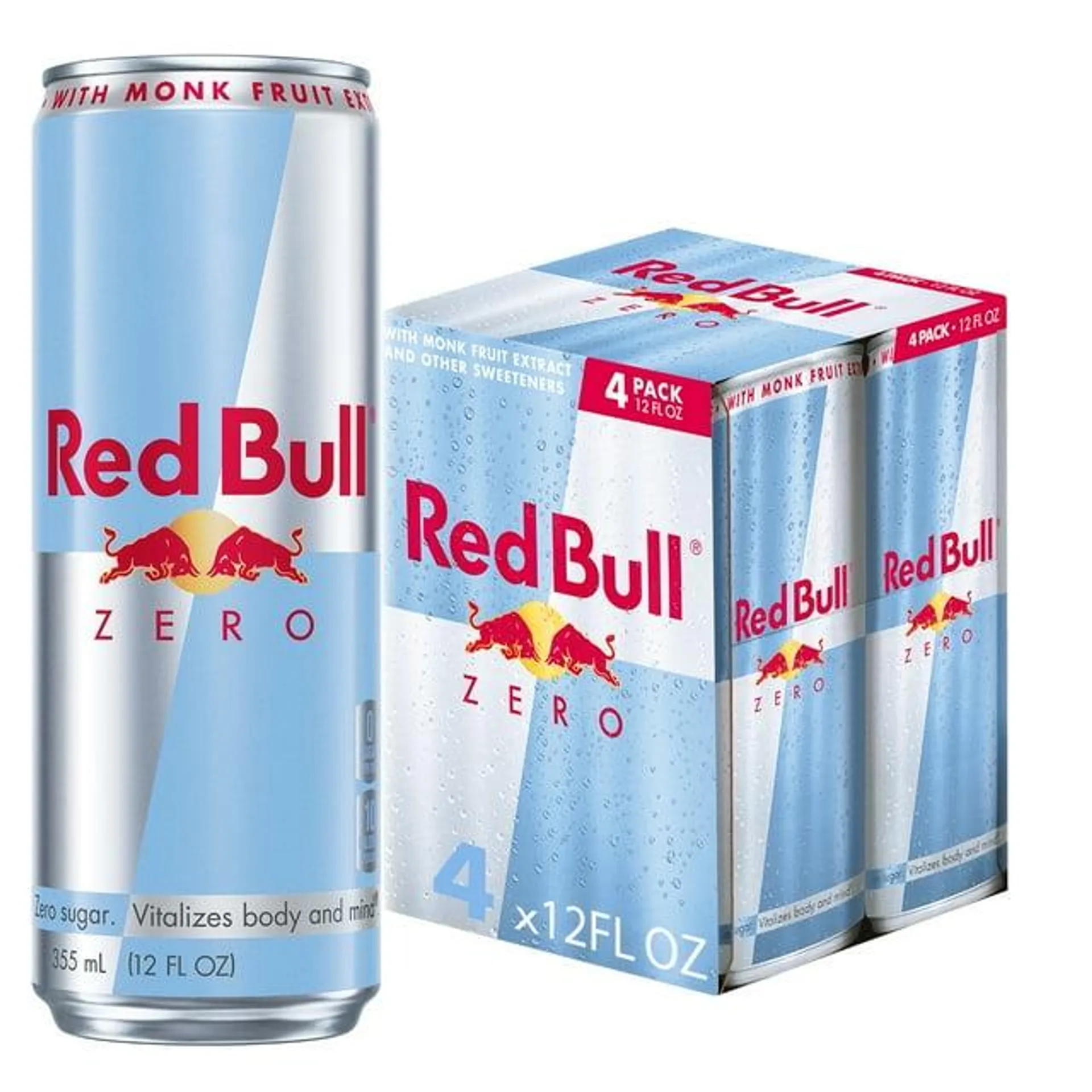 Red Bull Zero 12z 4pk