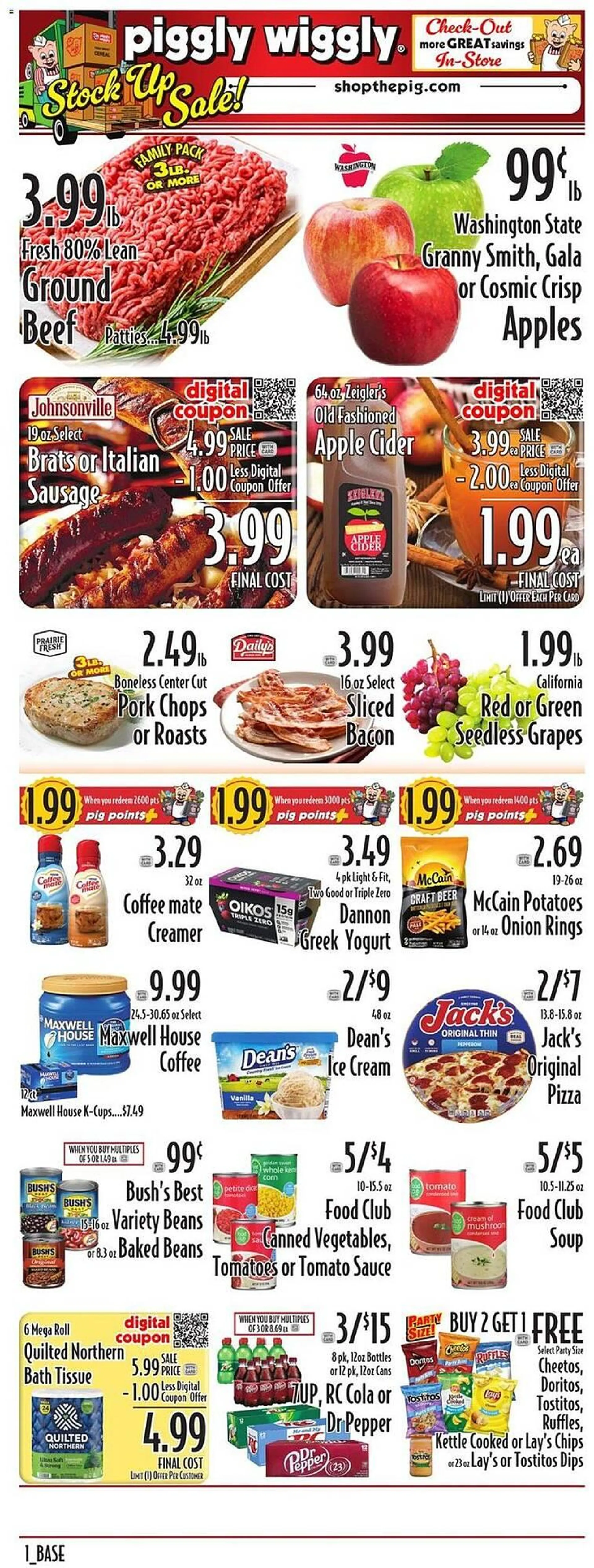 Piggly Wiggly Weekly Ad - 1