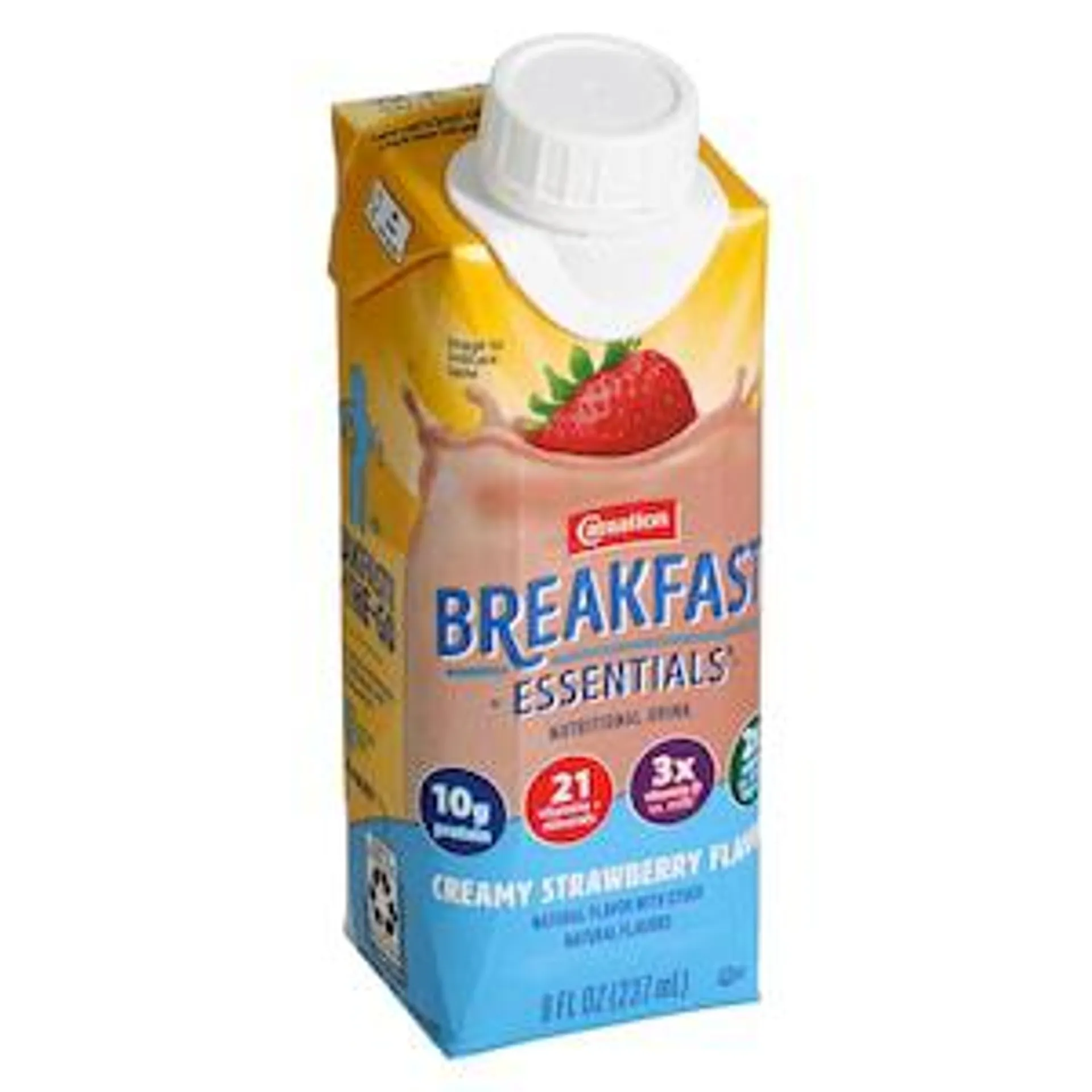 Carnation Breakfast Essentials Nutritional Drink Creamy Strawberry, 8 fl. oz.