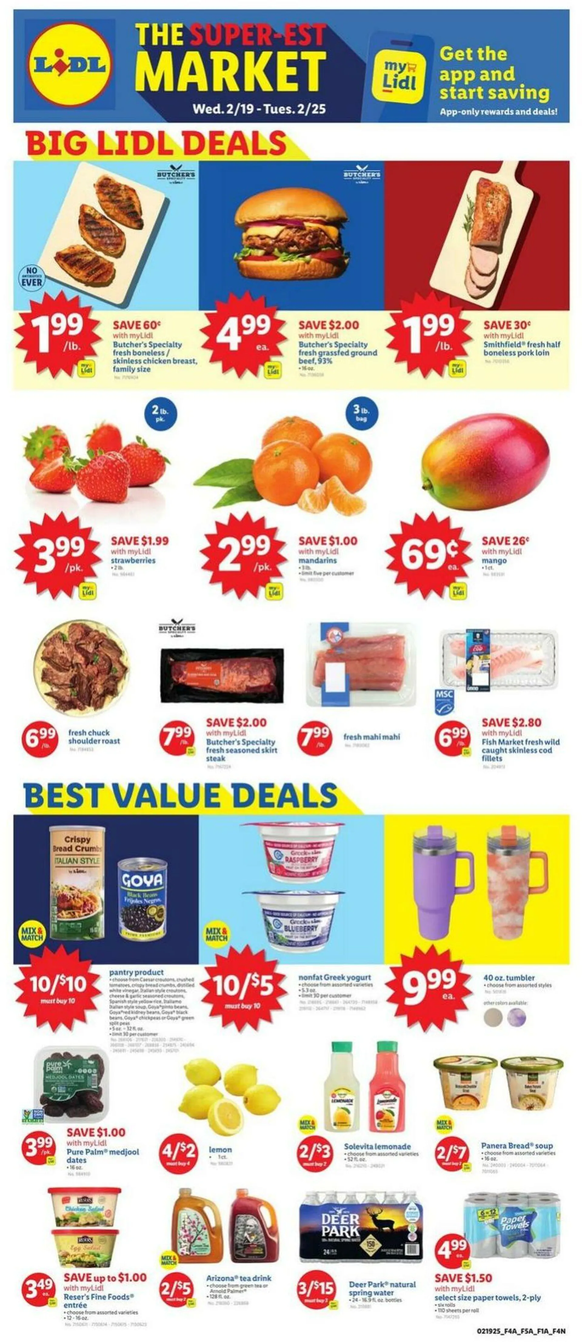 Catálogo de Lidl Current weekly ad 19 de febrero al 25 de febrero 2025 - Página 1