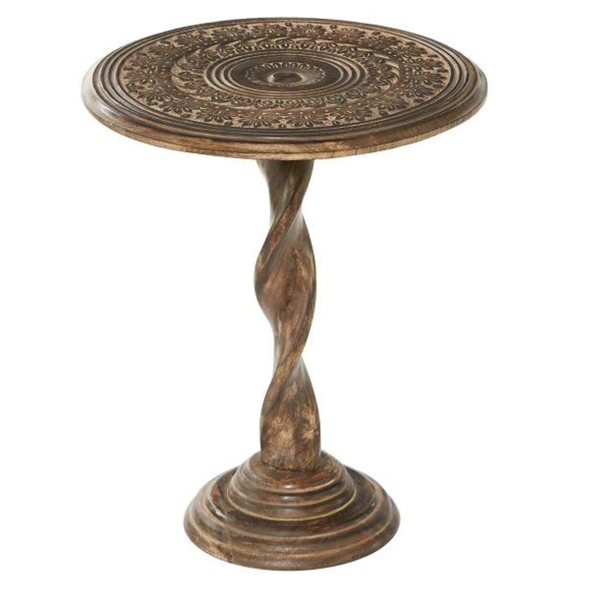 Traditional 22" Accent Table by Marisol + Daisy - Brown