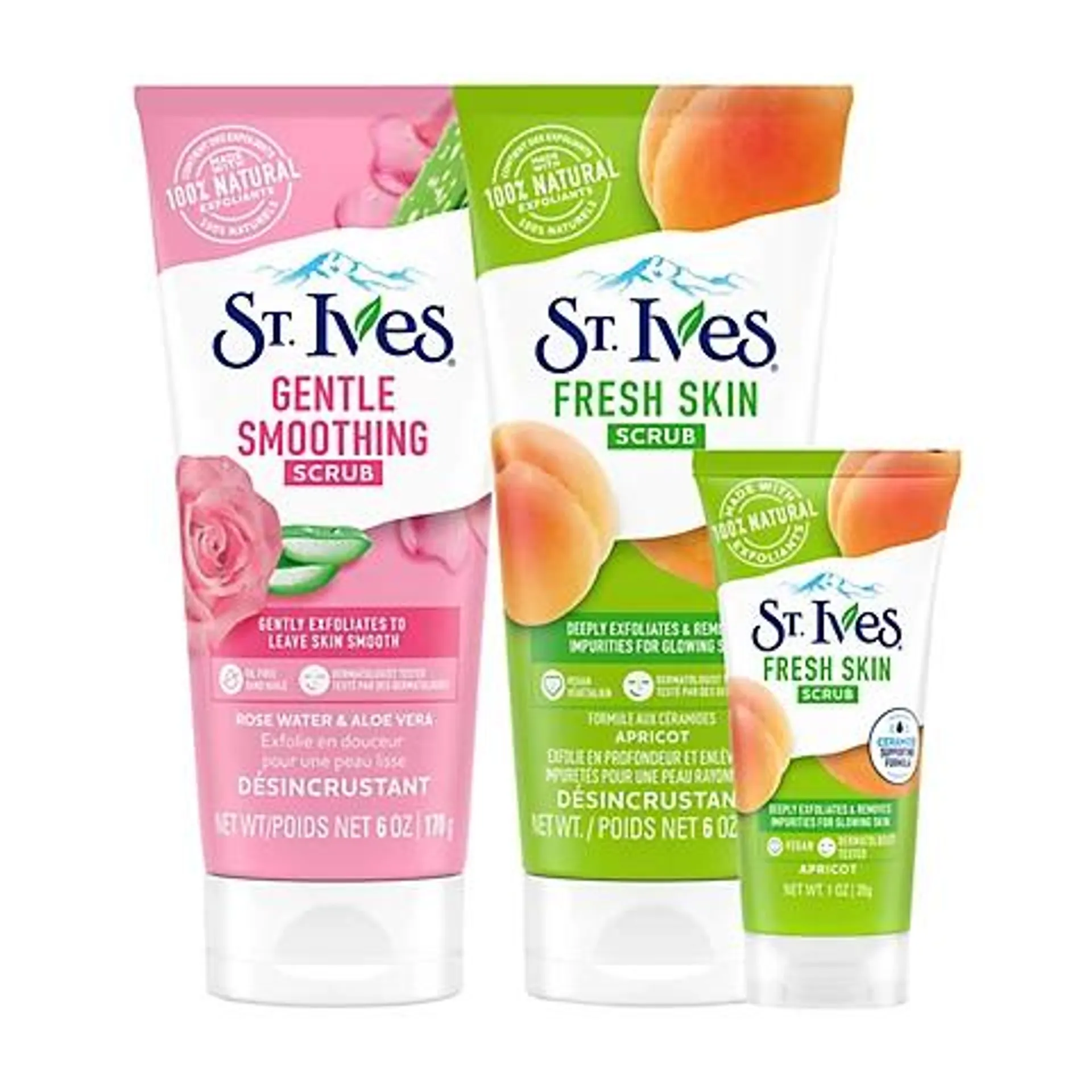 St. Ives The Scrub Club Exfoliating Skincare Gift Set, 3 ct.