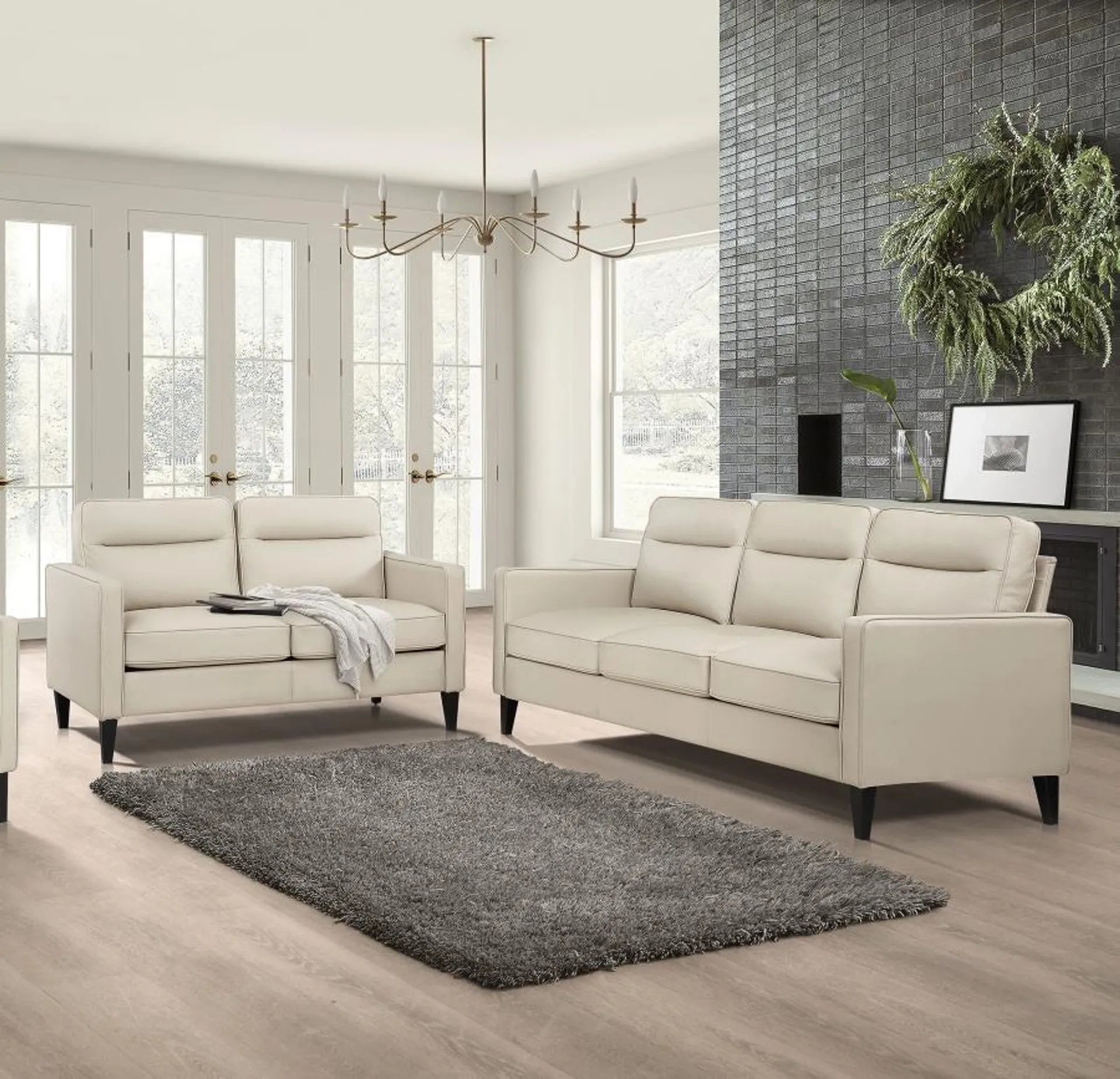 2 PCS Jonah Sofa and Loveseat 509651-S2