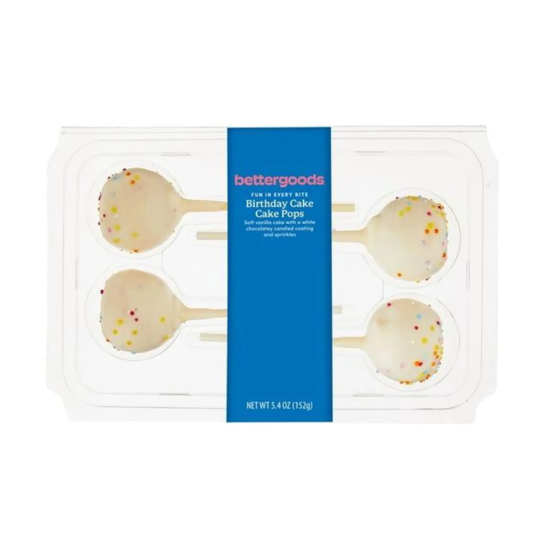 bettergoods Birthday Cake Cake Pops, 5.4 oz