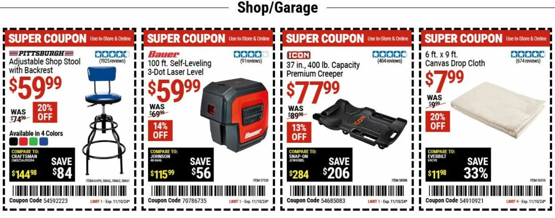 Catálogo de Harbor Freight Current weekly ad 28 de octubre al 6 de noviembre 2024 - Página 11