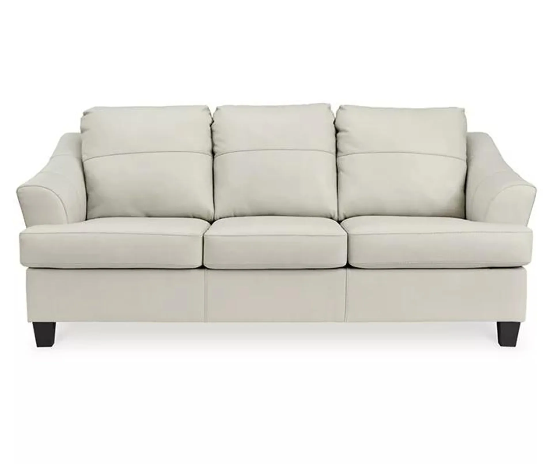 Genoa Coconut Leather Queen Sleeper Sofa