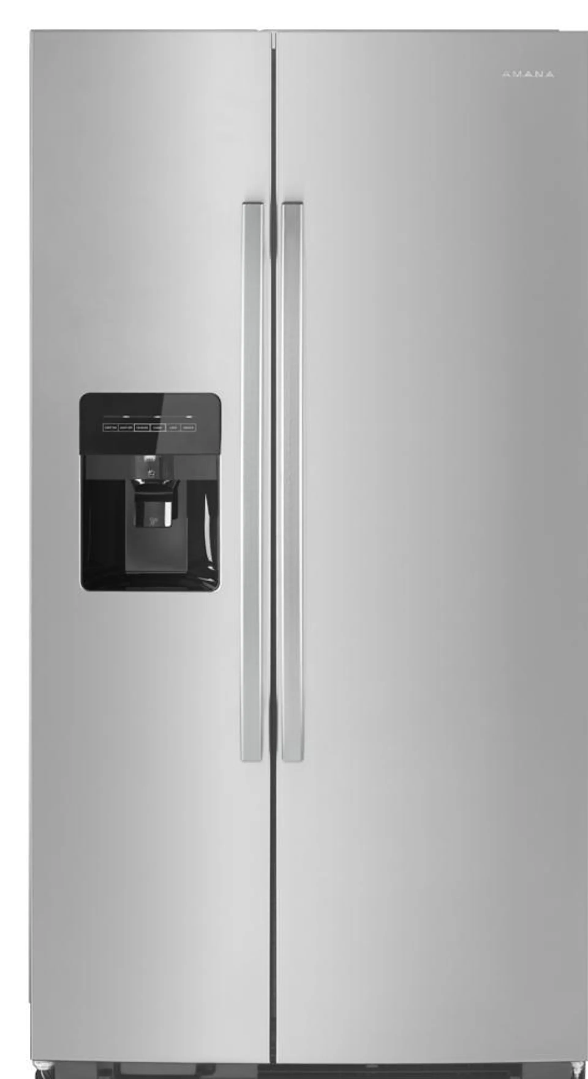 Amana® 24.6 cu. ft. Stainless Steel Side-by-Side Refrigerator