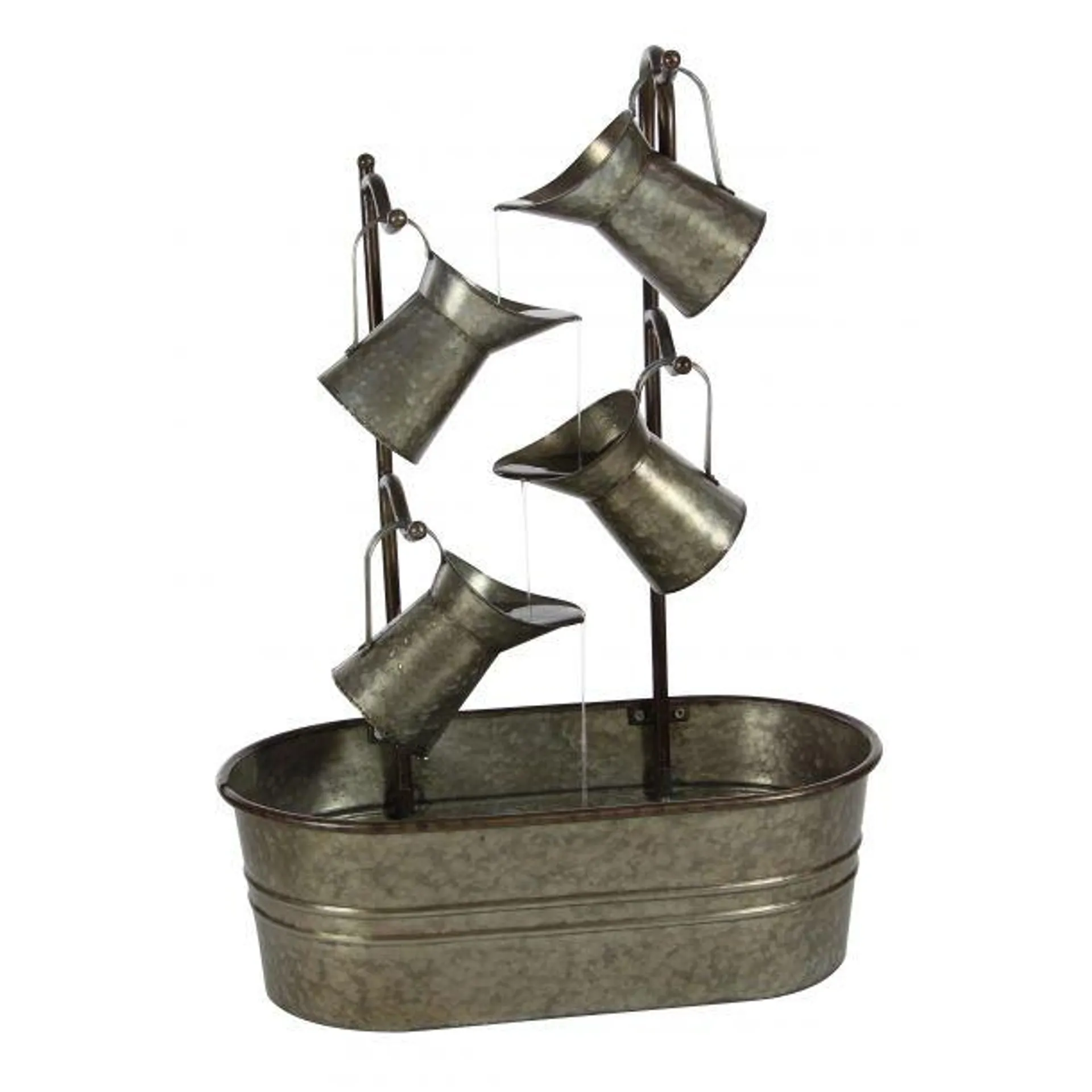 Grey Iron Farmhouse Fountain, 34 x 24 x 13