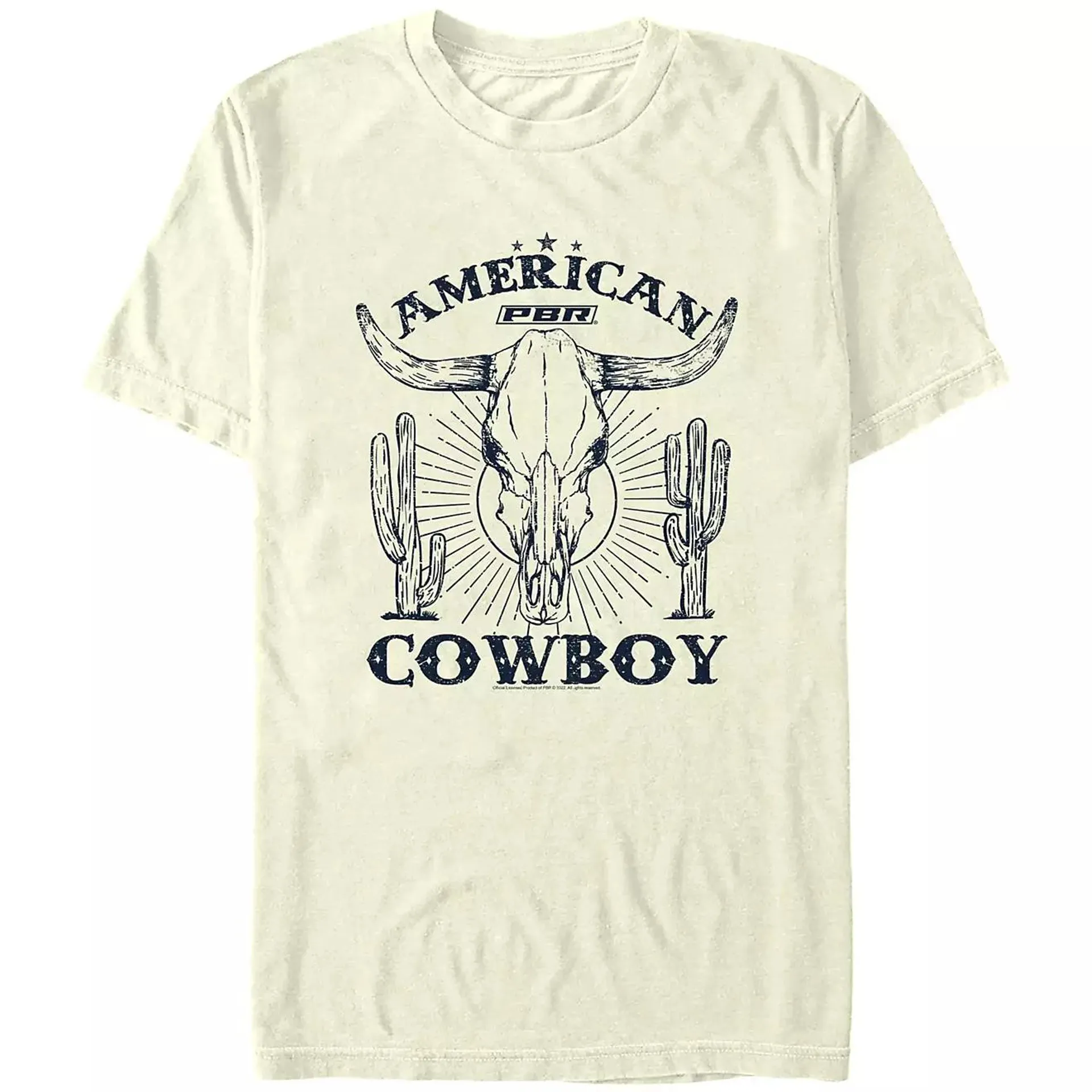 Mad Engine Professional Bull Riders Men's American Cowboy Short Sleeve T-shirt