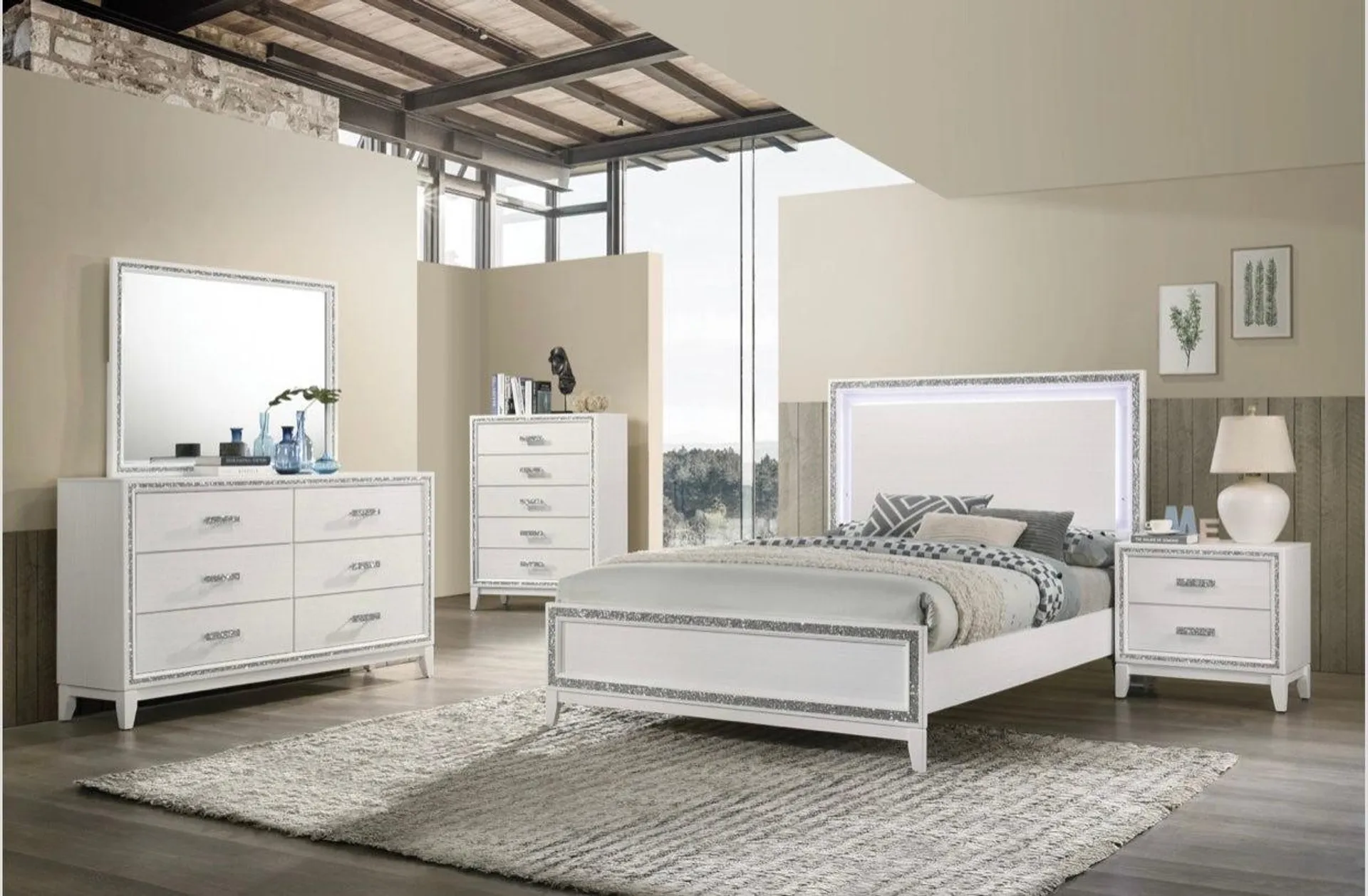 4 PCS Haiden King Bedroom Set 28447EK