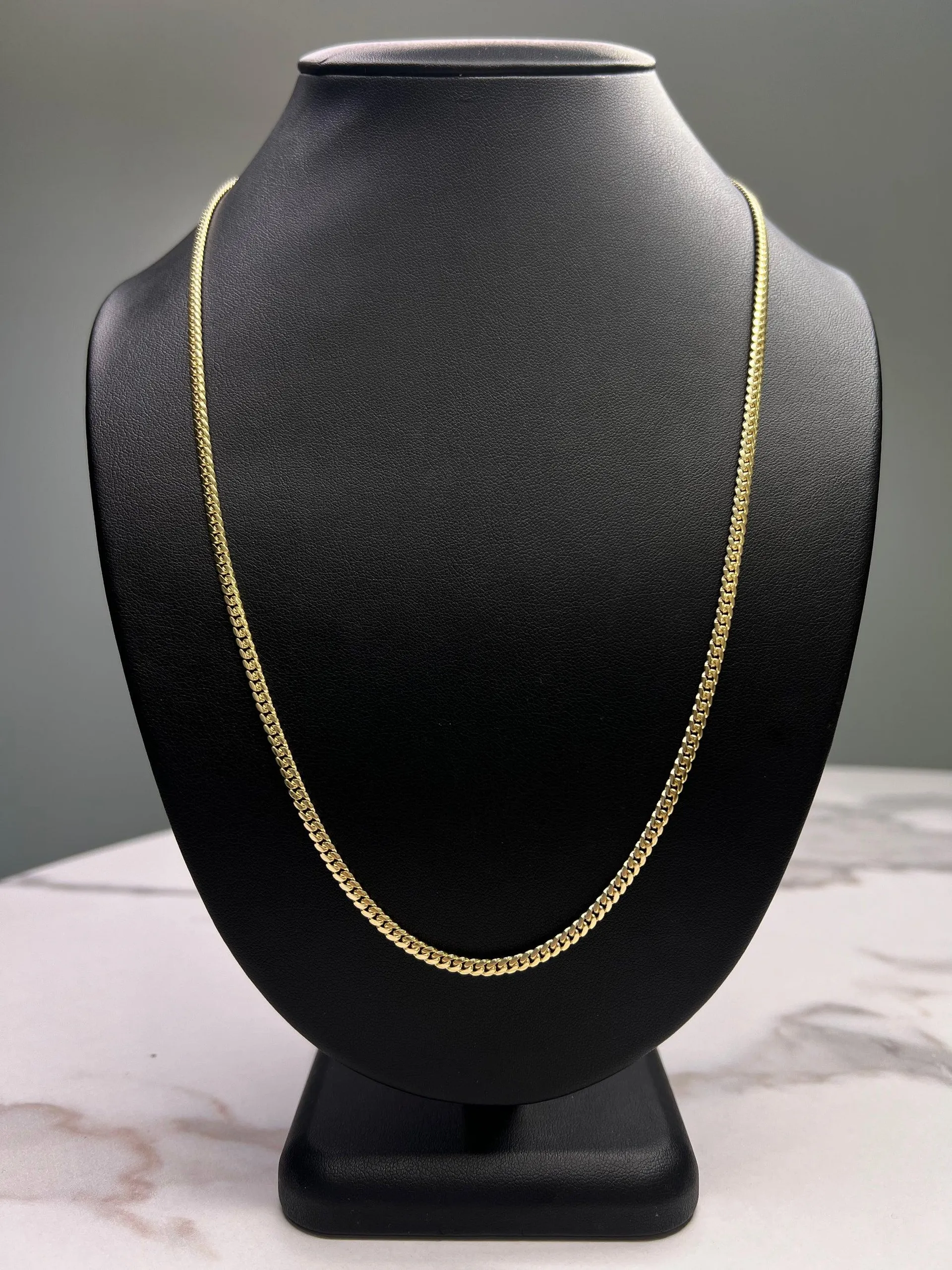 Solid 14K Cuban Chain