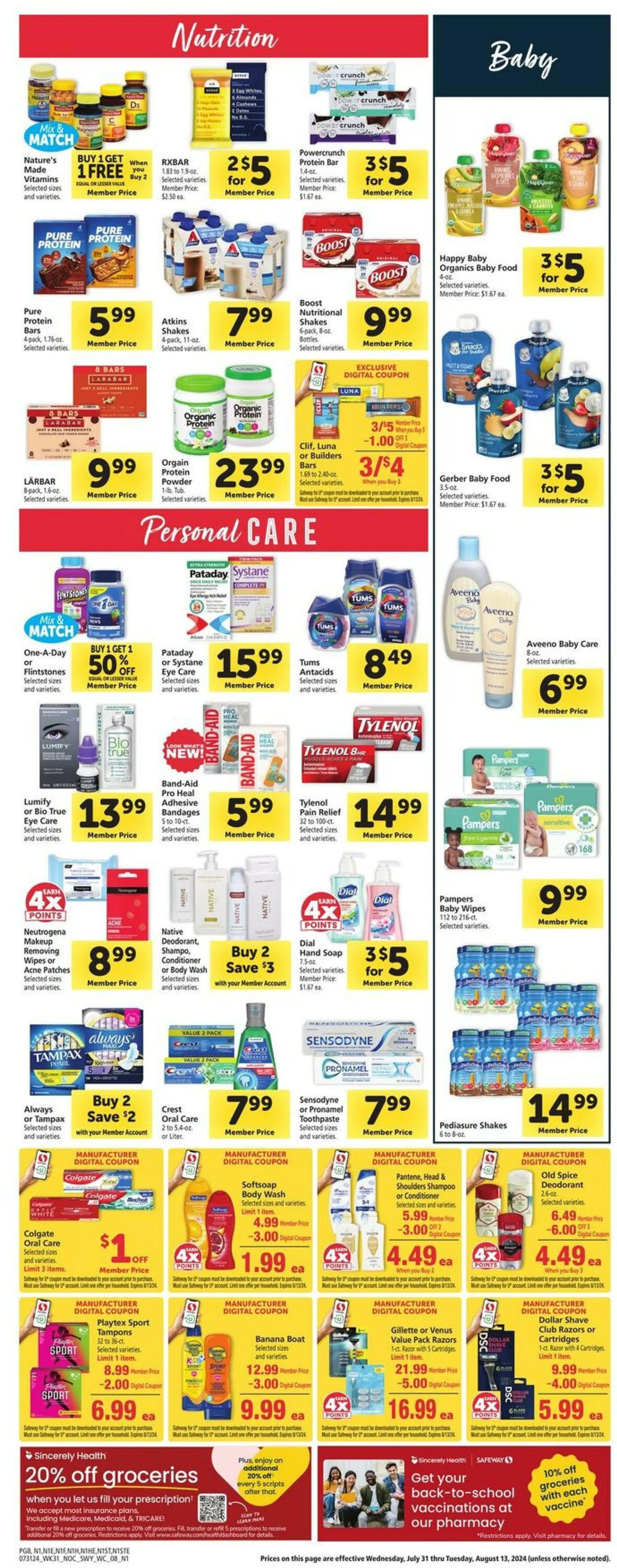 Safeway Current weekly ad - 8