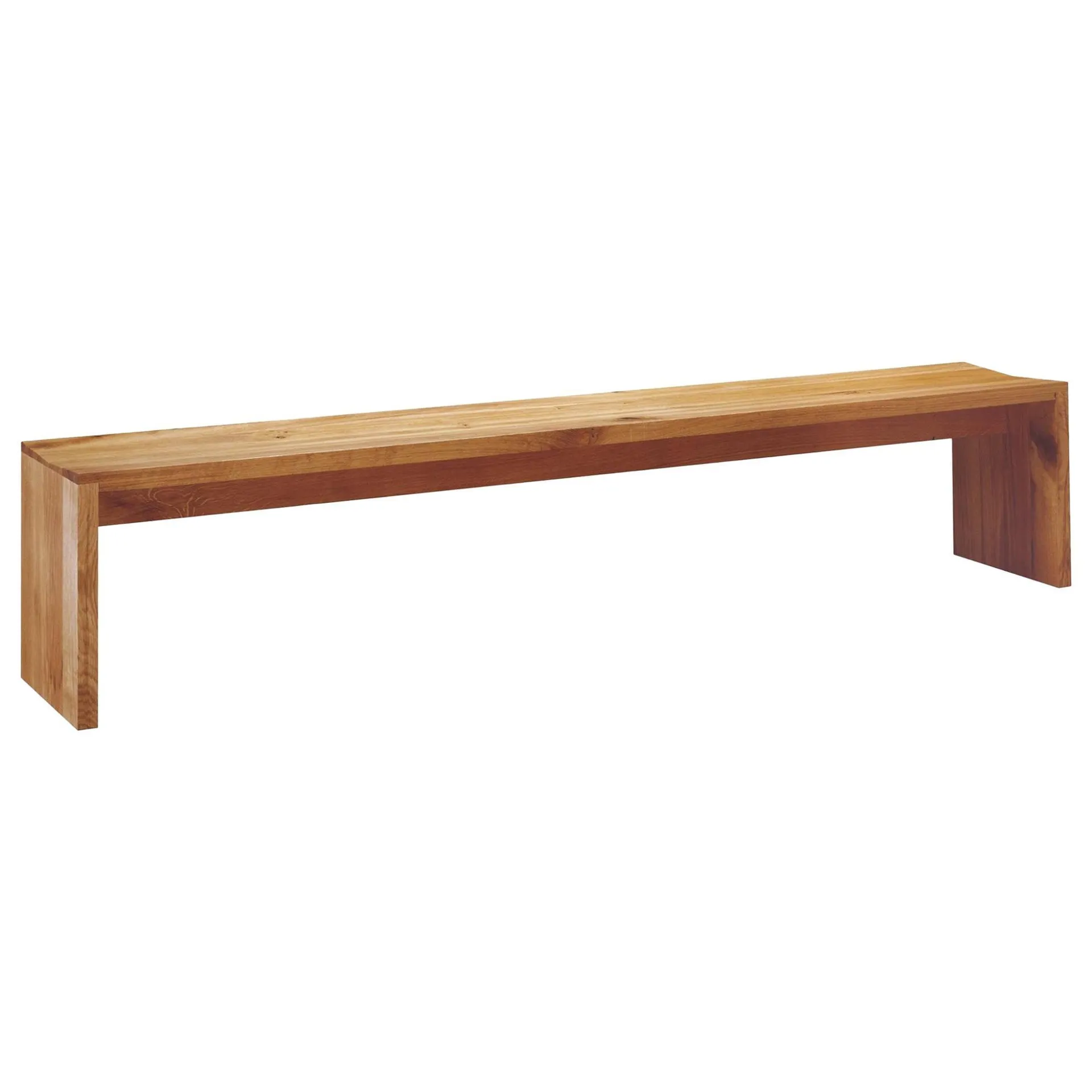 e15 European Walnut Calle Bench Designed by Philipp Mainzer in STOCK