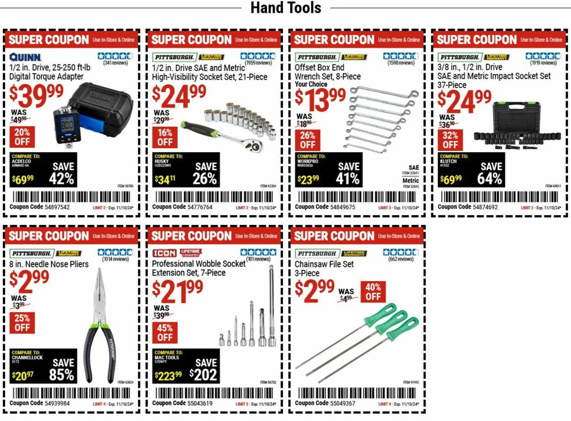 Catálogo de Harbor Freight Current weekly ad 28 de octubre al 6 de noviembre 2024 - Página 6