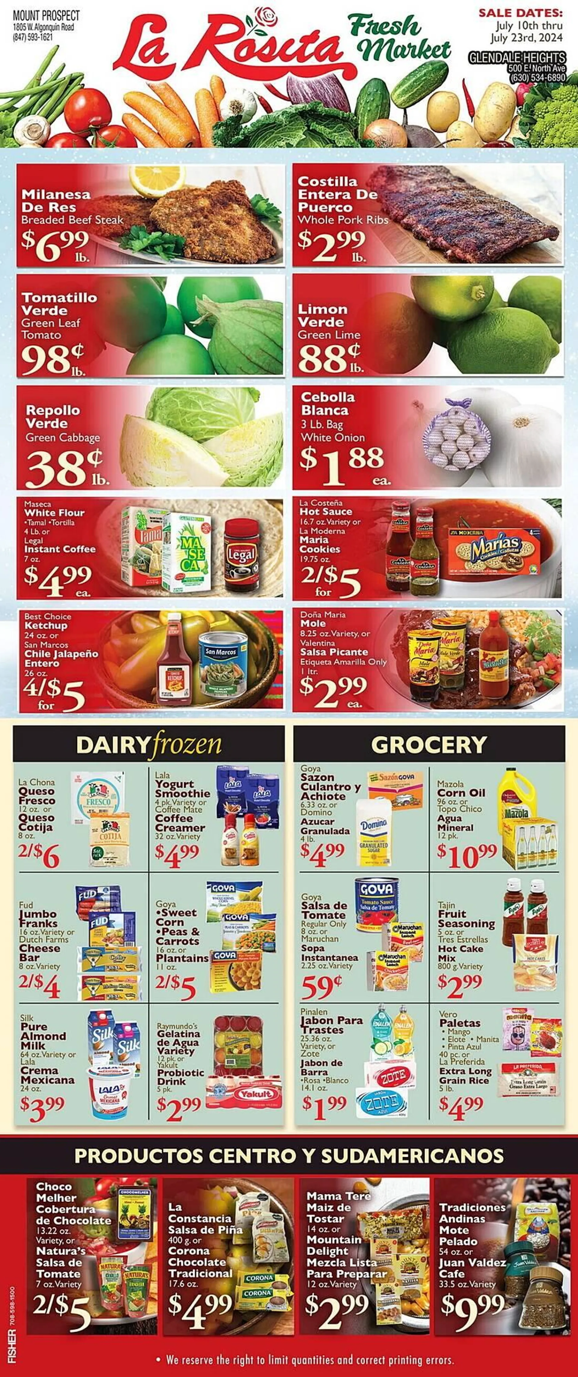 La Rosita Fresh Market Weekly Ad - 1