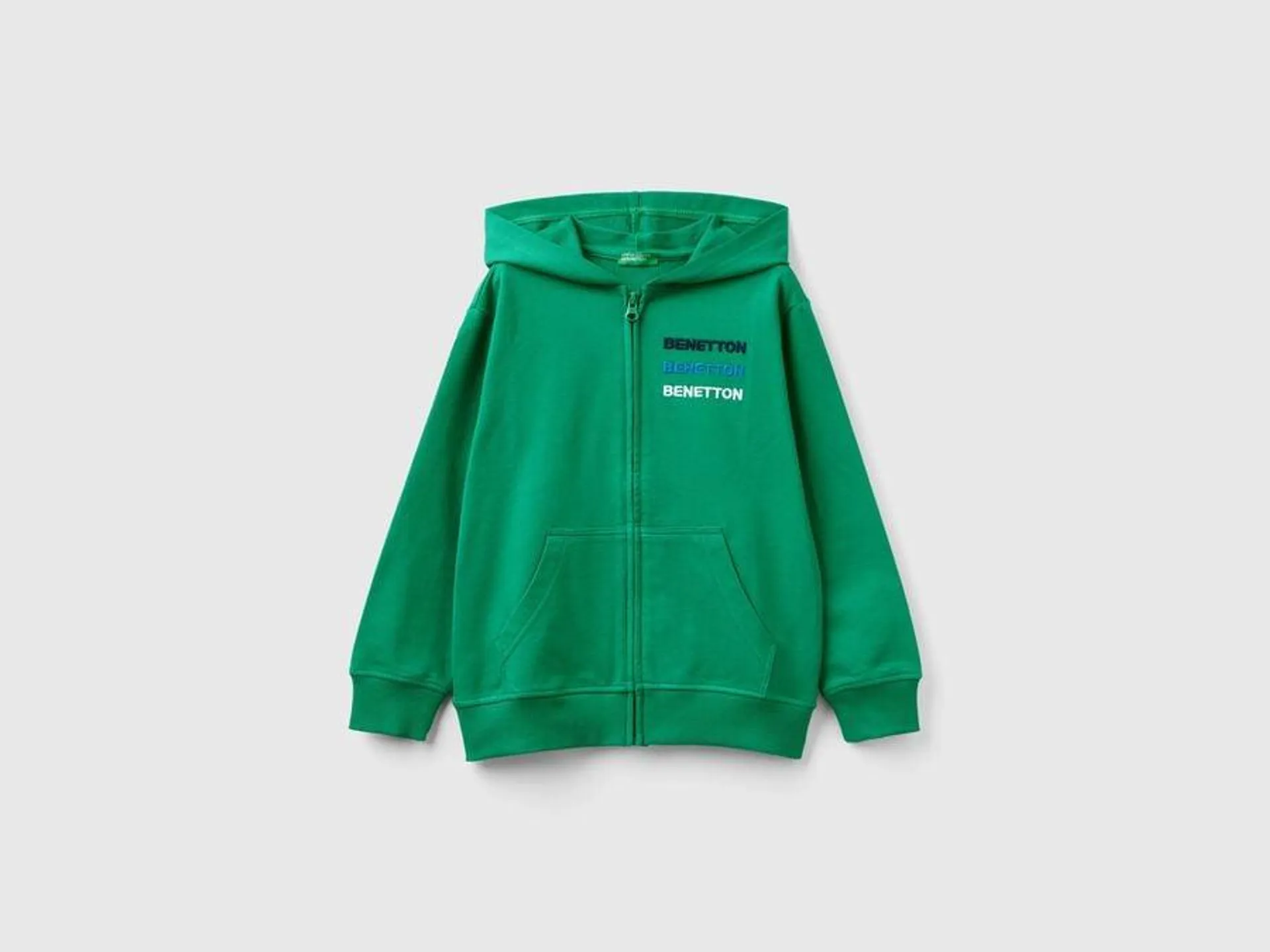 Sudadera con cremallera y capucha