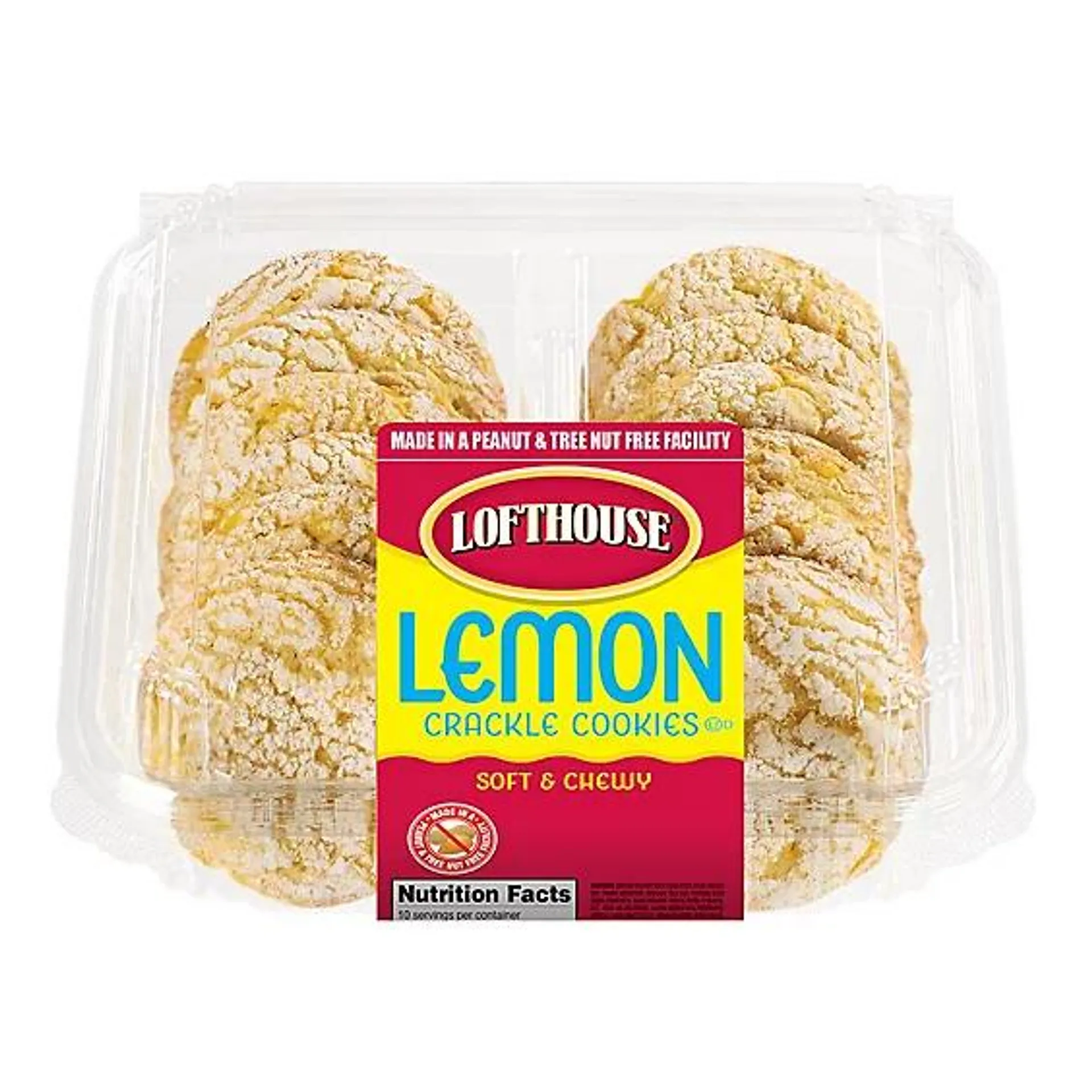 Bakery Cookies Crackle Lemon - Each