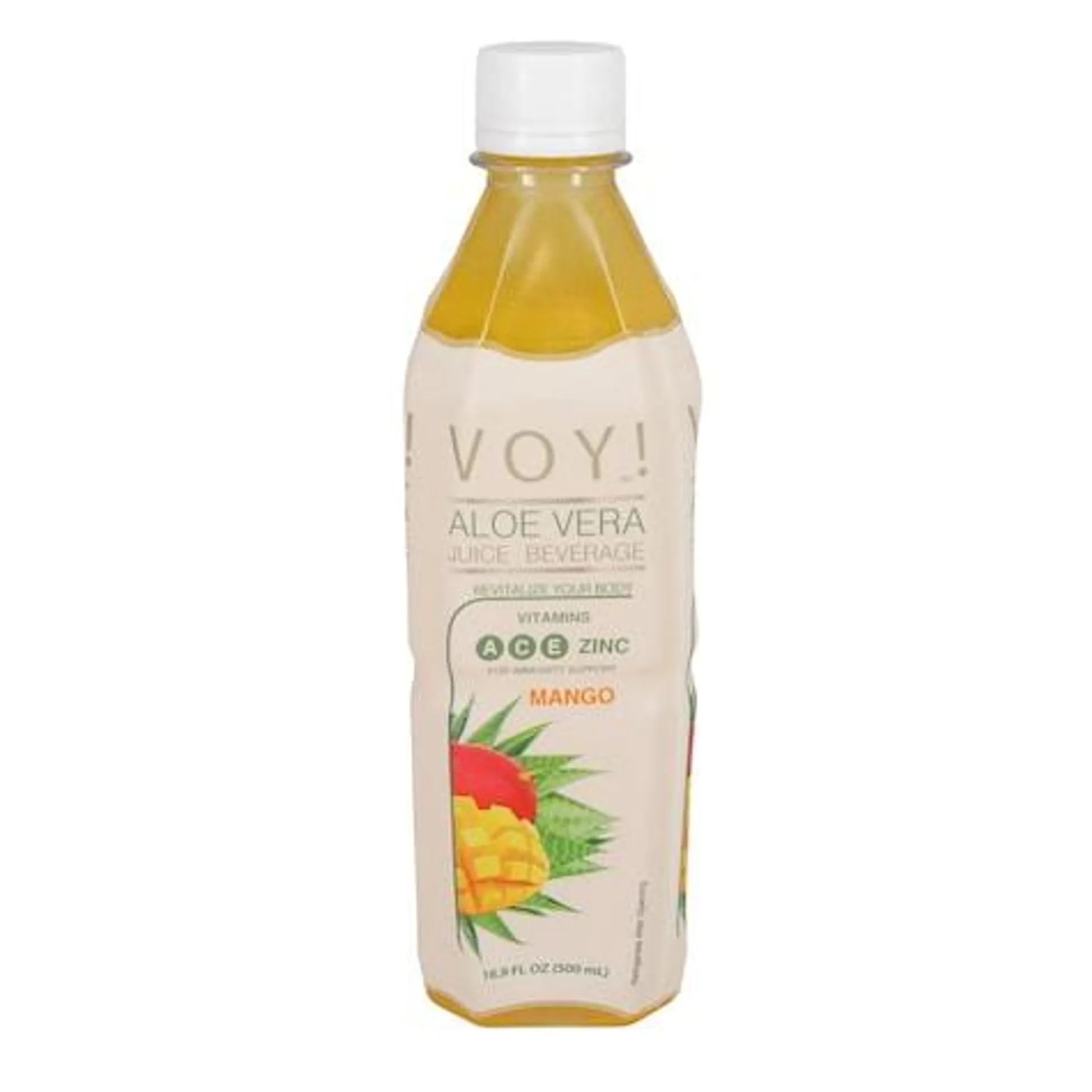 Voy Aloe Vera - Mango, 16.9 oz.