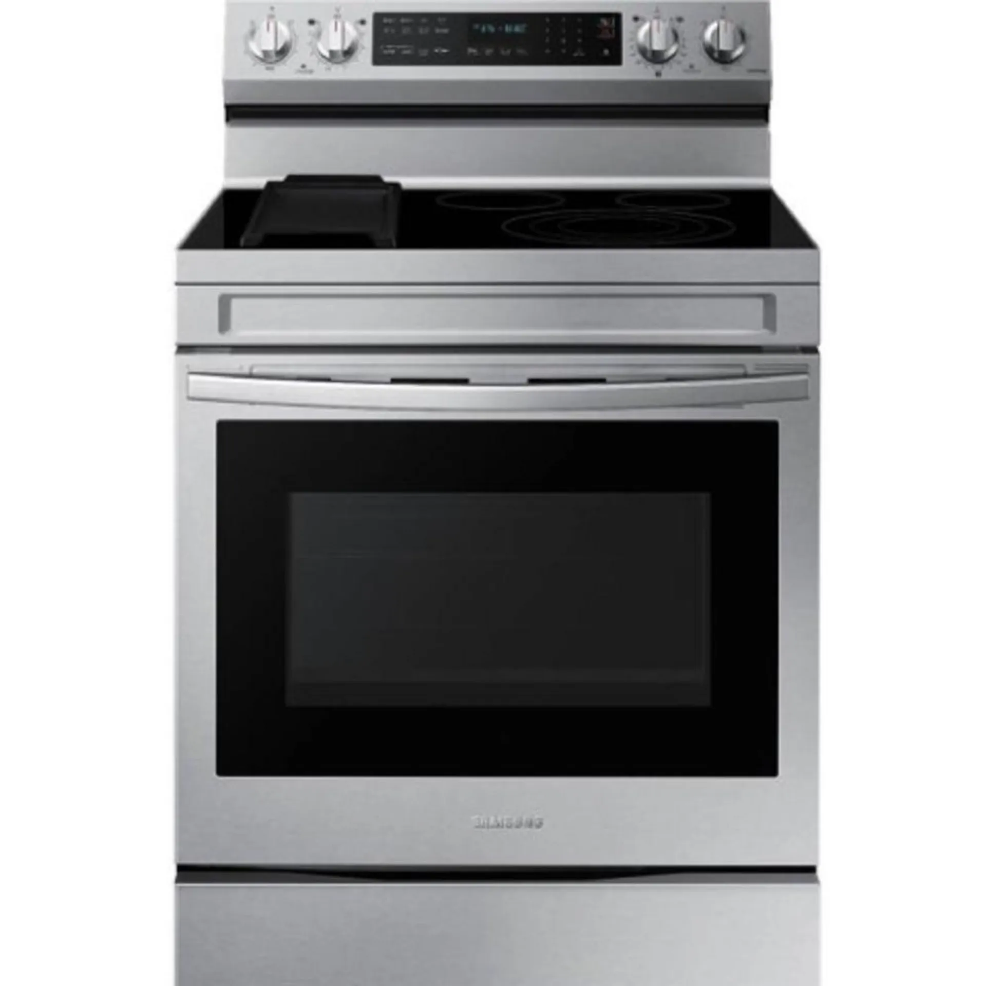 Samsung NE63A6711SS/AA 30" 6.3 cu.ft. Stainless Steel Electric Range with 5 Burners and Air Fry Convection