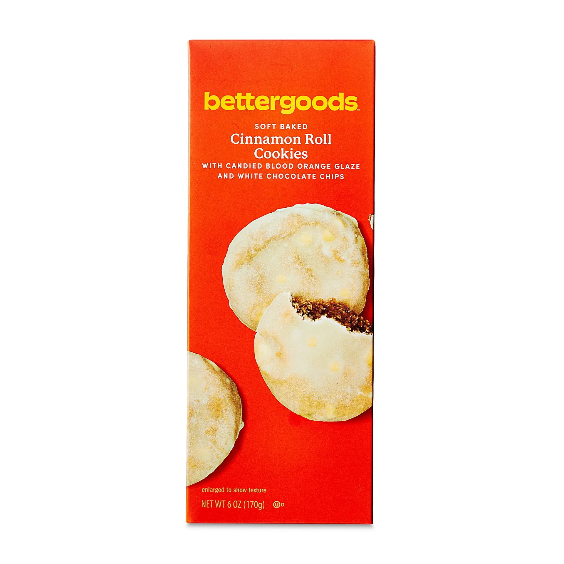 bettergoods Soft Baked Cinnamon Roll Cookies, 6 oz