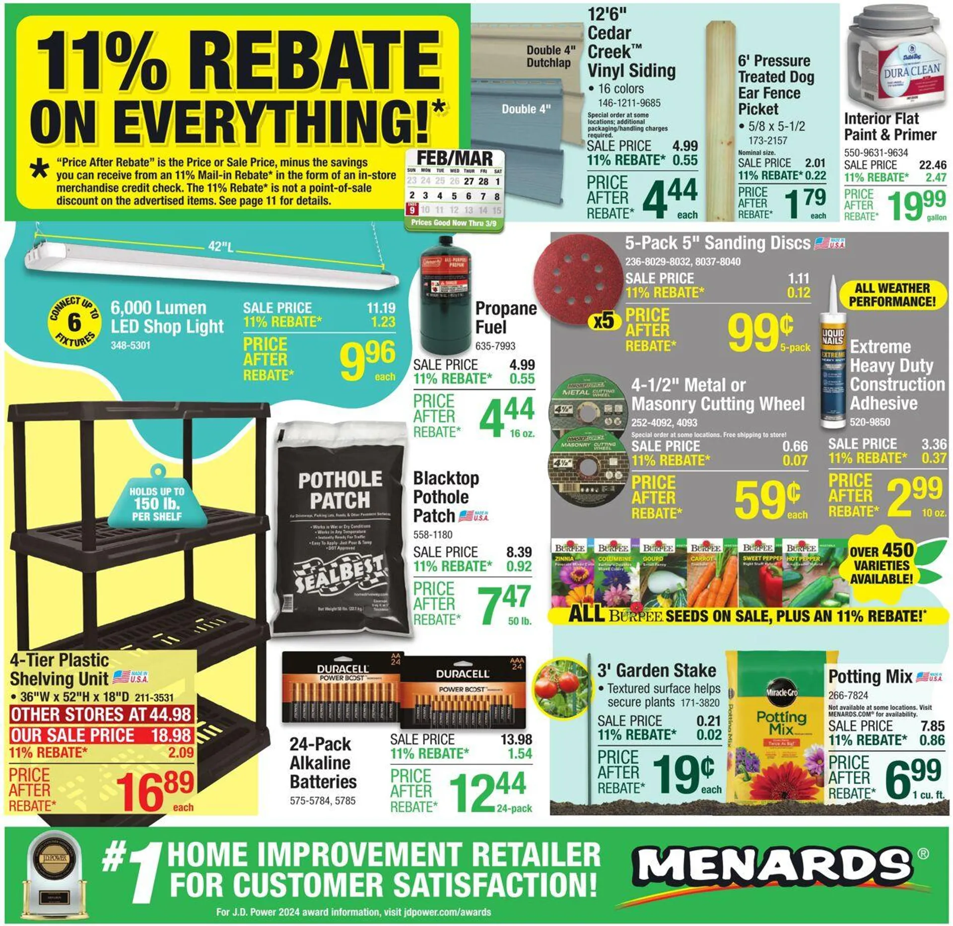 Catálogo de Menards Current weekly ad 26 de febrero al 9 de marzo 2025 - Página 1